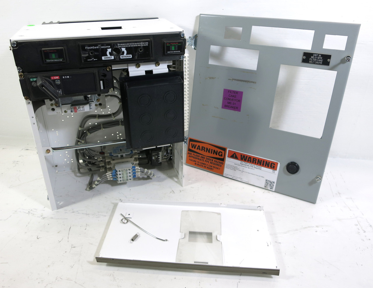 Eaton Freedom FlashGard 50A Breaker Size 2 Starter MCC Bucket 18" Flash Guard 50 (DW3400-15)