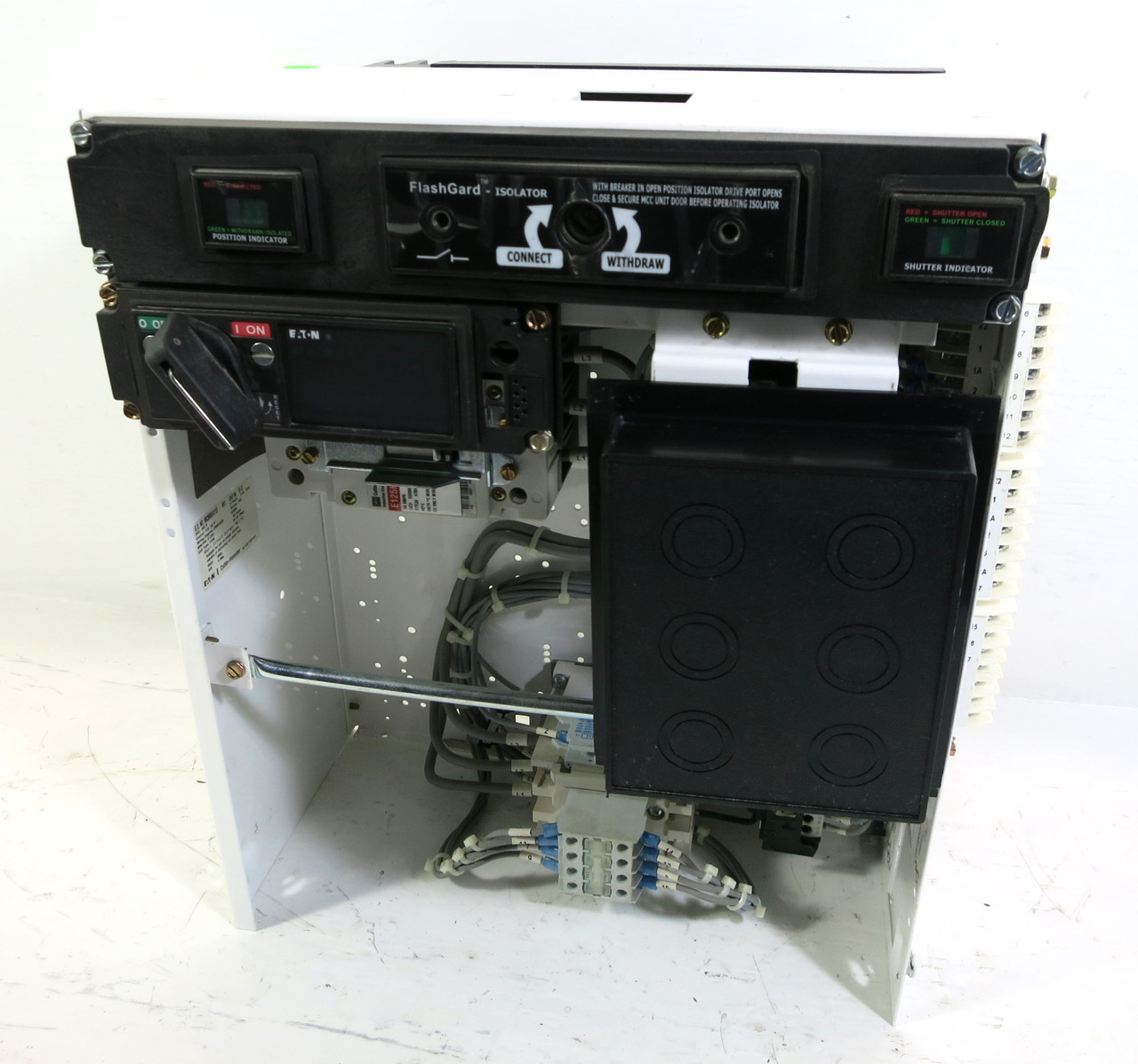 Eaton Freedom FlashGard 50A Breaker Size 2 Starter MCC Bucket 18" Flash Guard 50 (DW3400-15)