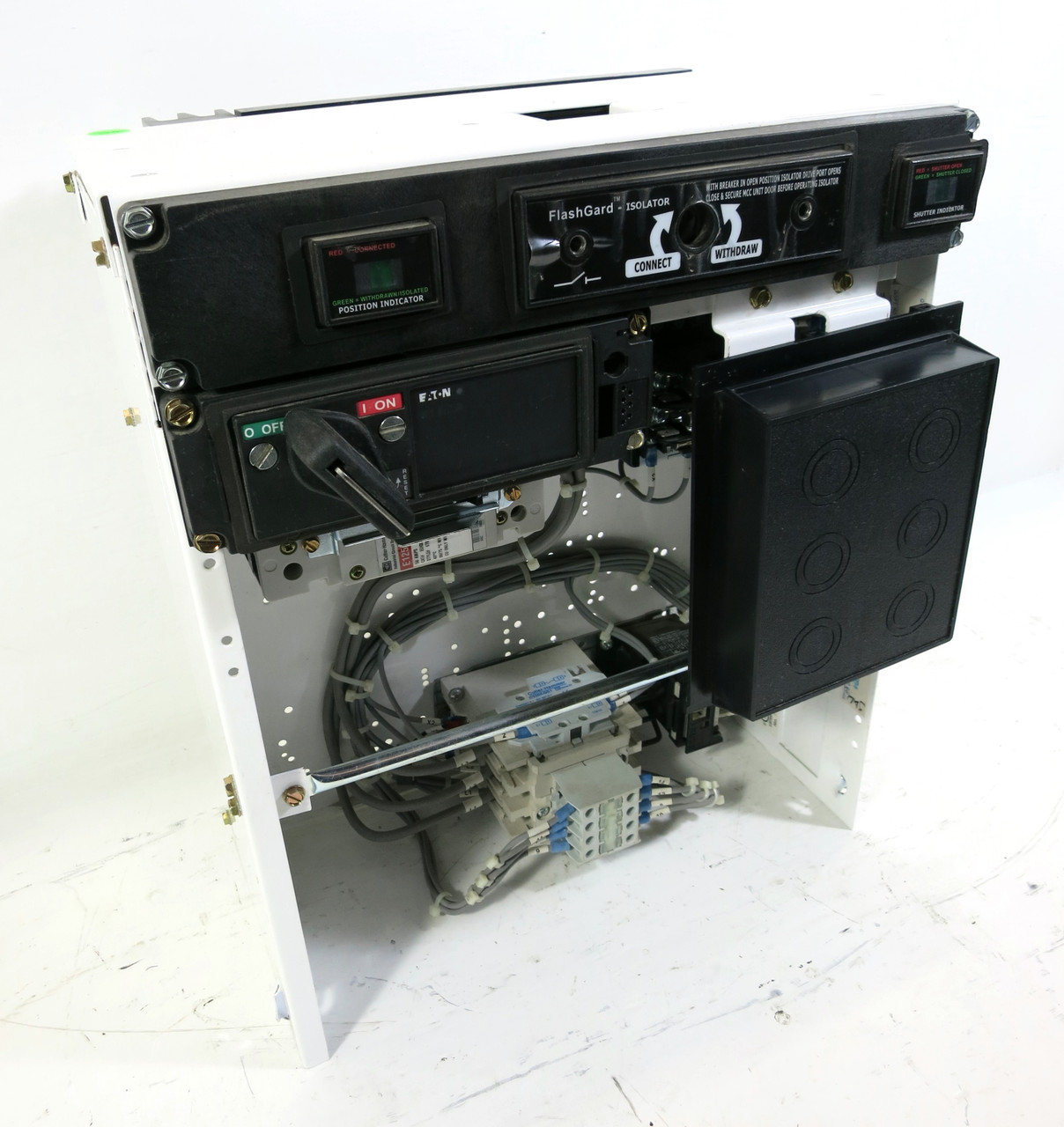 Eaton Freedom FlashGard 50A Breaker Size 2 Starter MCC Bucket 18" Flash Guard 50 (DW3400-15)