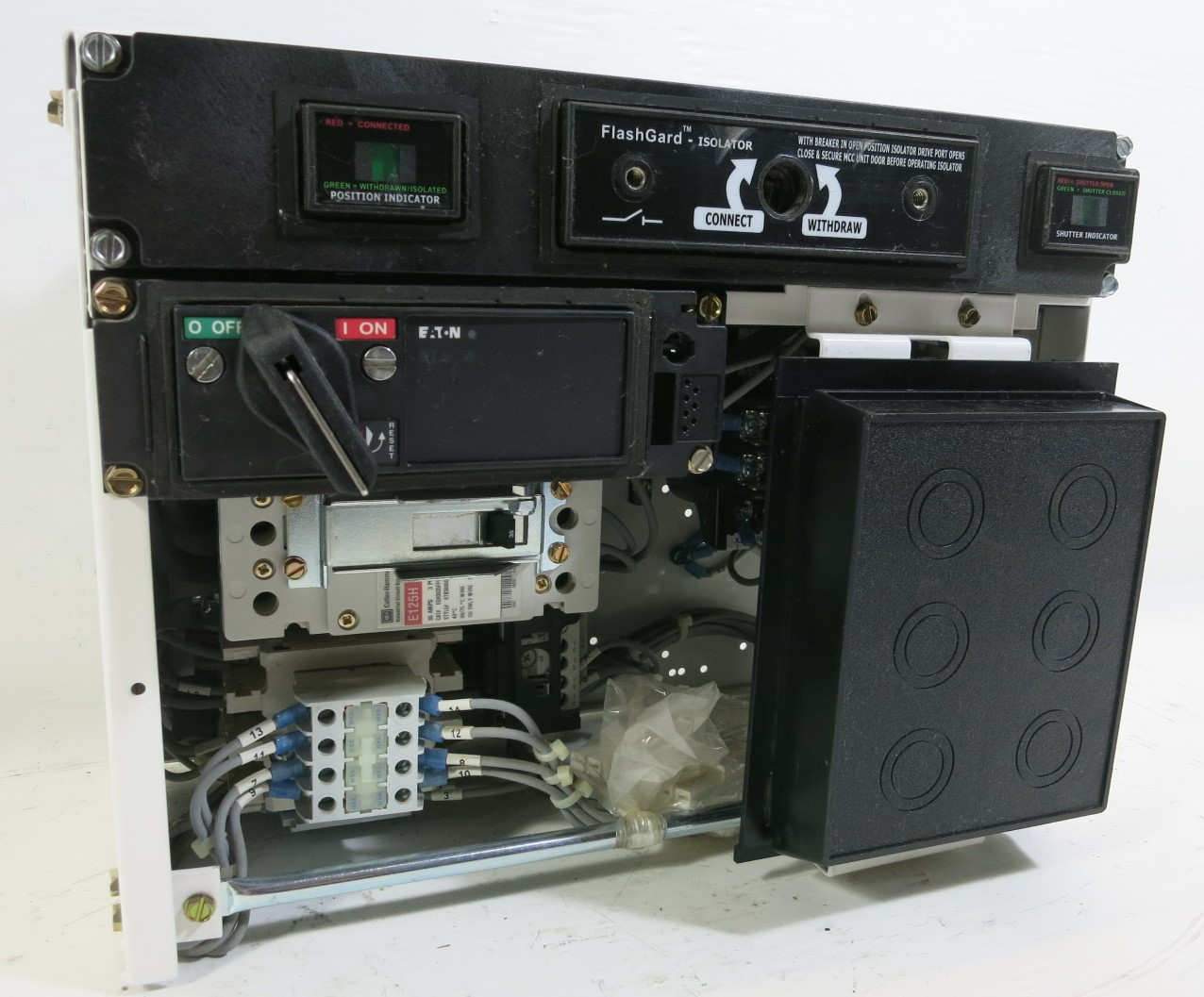 Eaton Freedom FlashGard 35A Breaker Size 1 Starter 12" MCC Bucket Flash Guard 35 (PM3104-6)