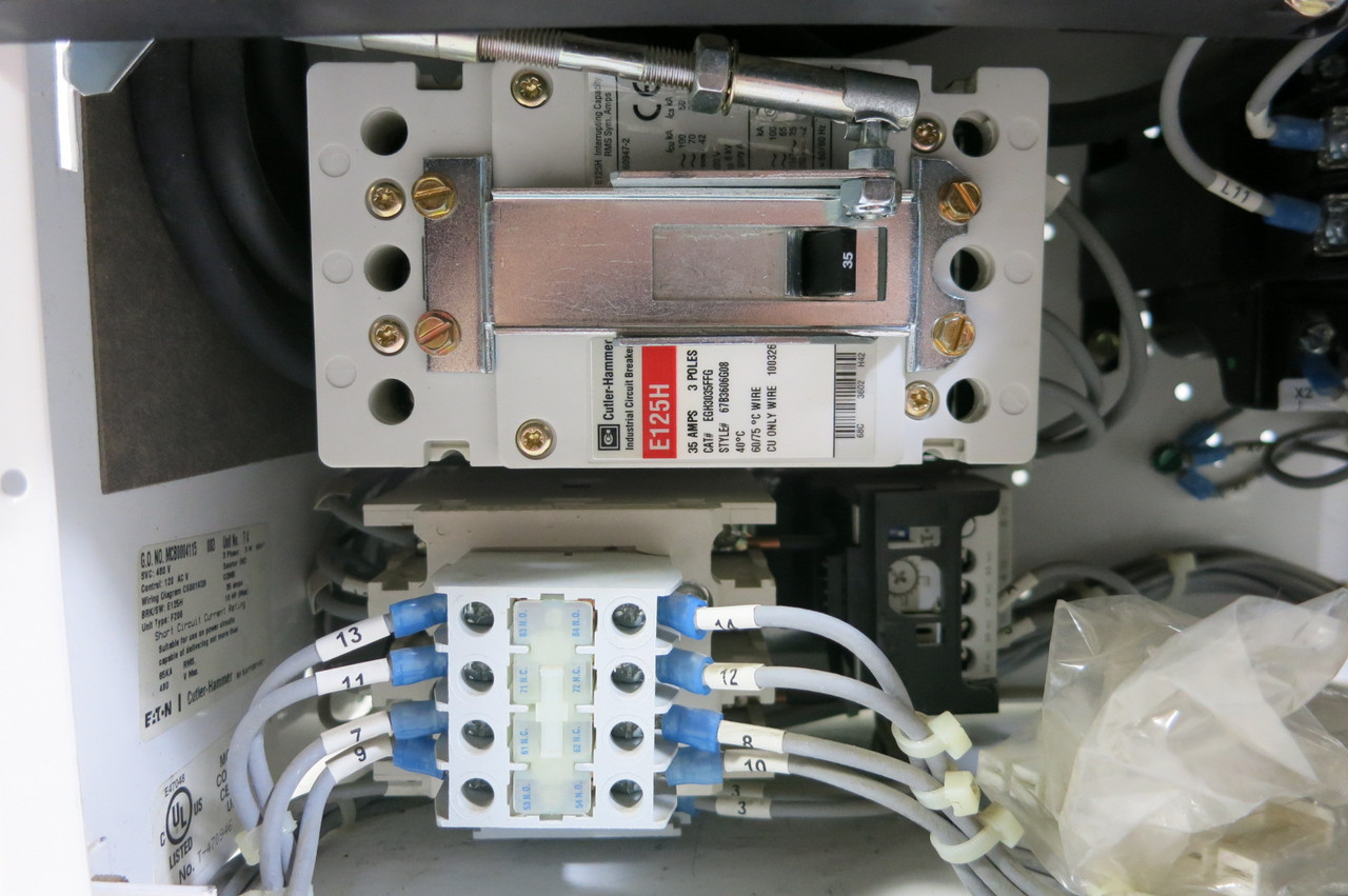 Eaton Freedom FlashGard 35A Breaker Size 1 Starter 12" MCC Bucket Flash Guard 35 (PM3104-8)