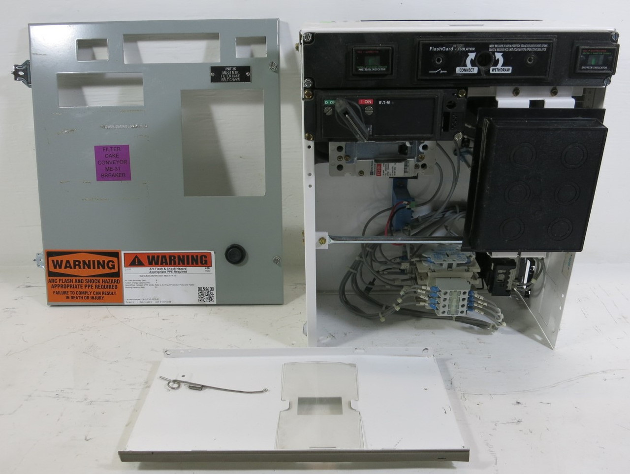 Eaton Freedom FlashGard 15A Breaker Size 1 Starter 18" MCC Bucket Flash Guard 15 (PM3102-1)