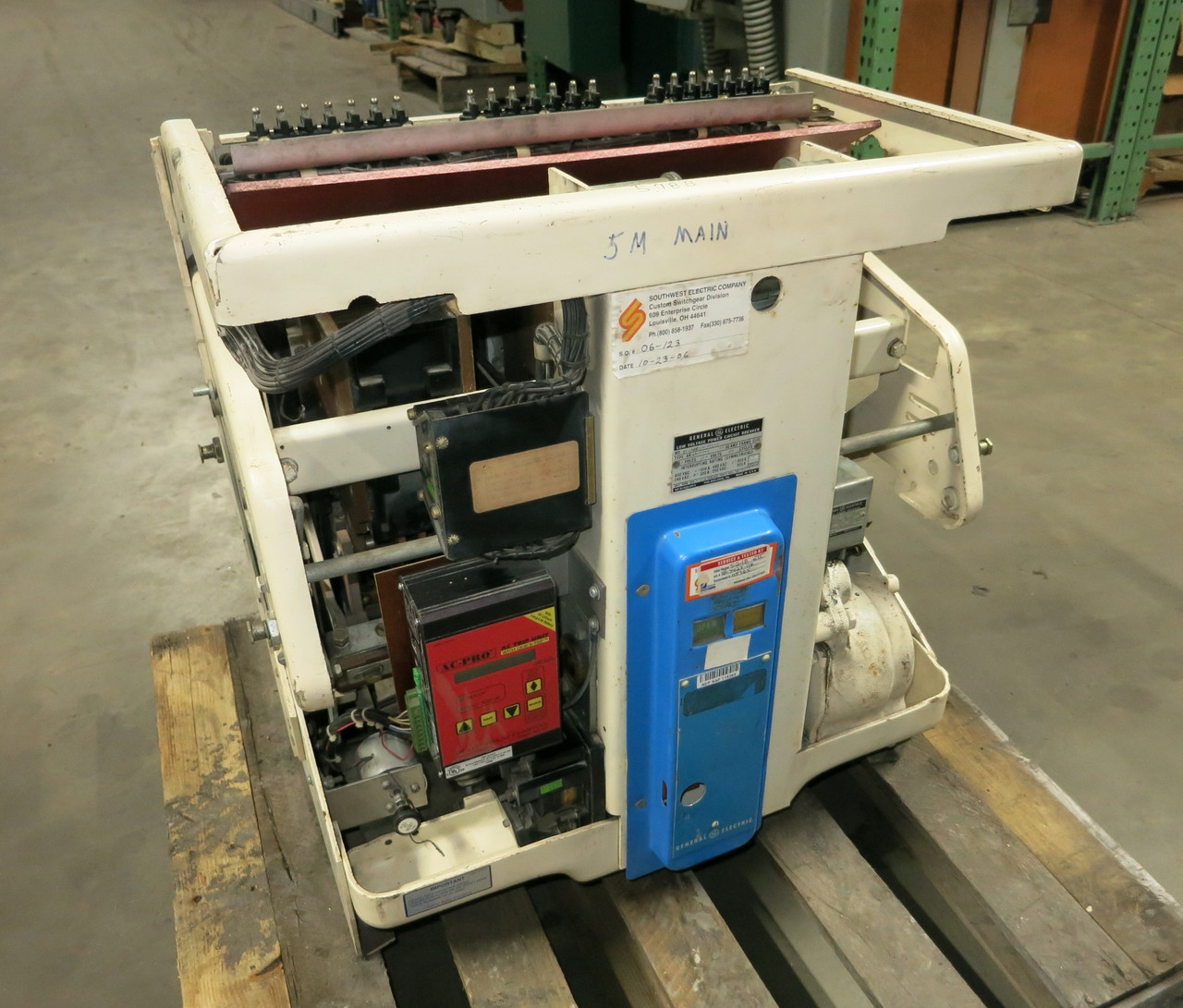 General Electric AK-2A-75-1 3000A AC-PRO Trip LSIG Air Breaker EO (GA0628-1)