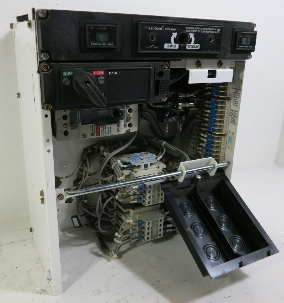 Eaton Freedom FlashGard 35A Breaker Size 1 Reversing Starter 18" MCC Bucket 35 (PM3110-1)