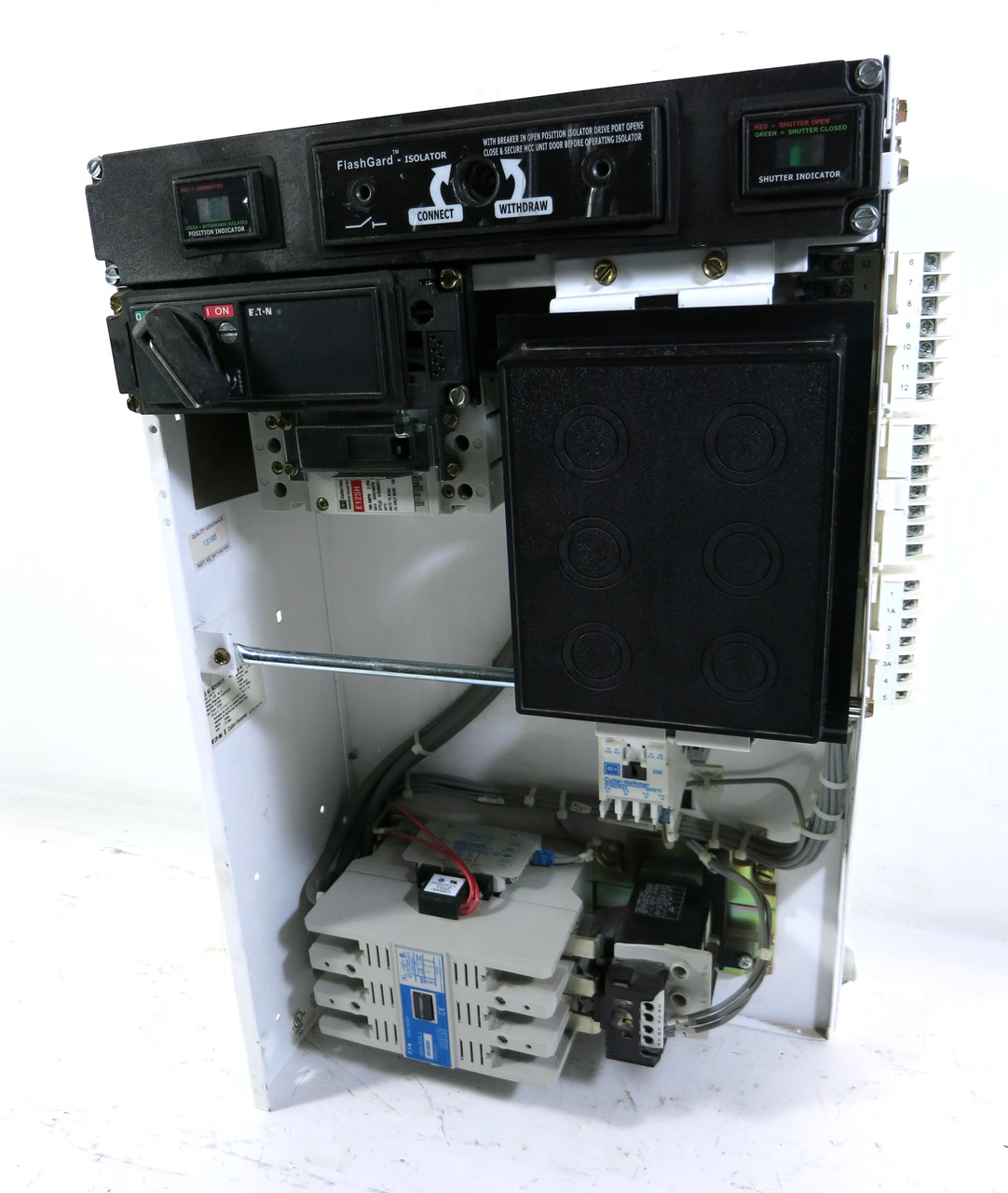 Eaton Freedom FlashGard 100 A Breaker Size 3 Starter MCC Bucket 24" Flash Guard (DW3404-6)