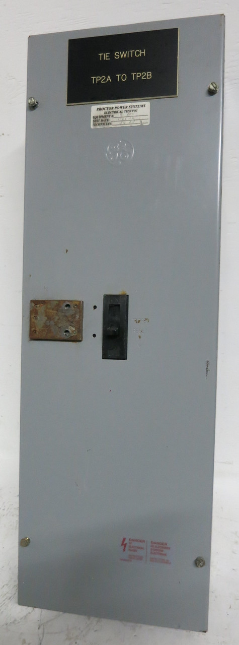 GE TQD225S Breaker Enclosure w 225A Molded Case Switch TQD32Y225 General Electric (GA0646-6)