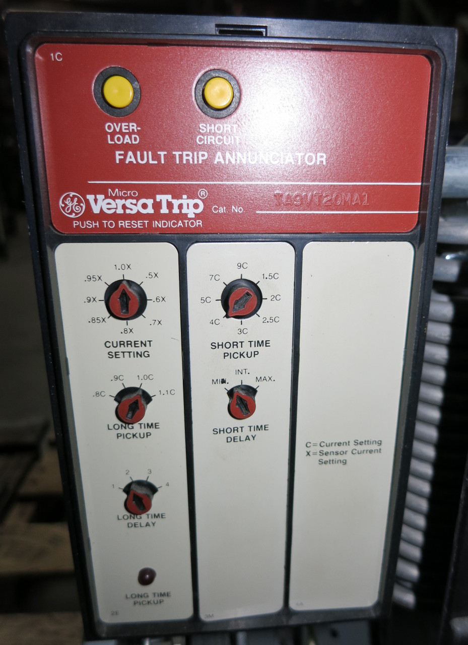 GE AKR-6D-30 400 Amp EO Air Breaker MicroVersaTrip TA9VT20MA1 LS w/ Aux & Shunt (GA0656-3)