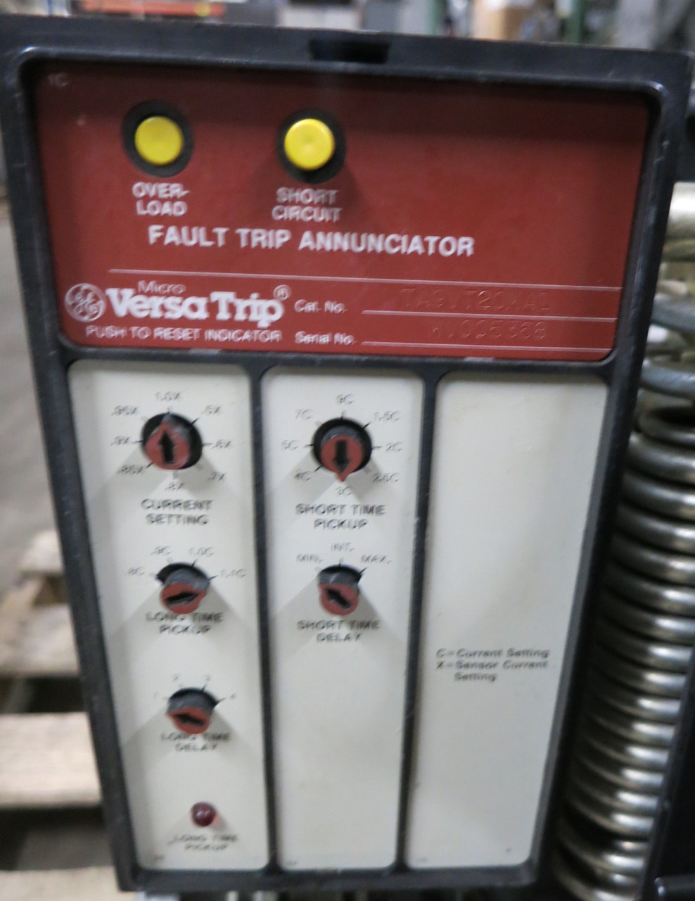 GE AKR-7D-50 1600A Air Breaker TA9VT20MA1 Trip 1600 Amp MicroVersaTrip LS EO (GA0663-1)