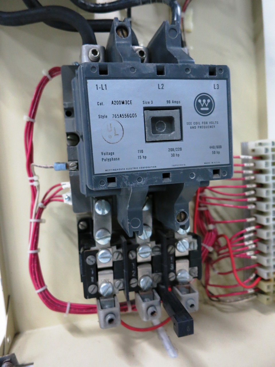 FPE 5320 Size 3 Starter 70A Breaker 24" MCC Bucket 70 Amp Motor Control 5310 (DW3442-1)