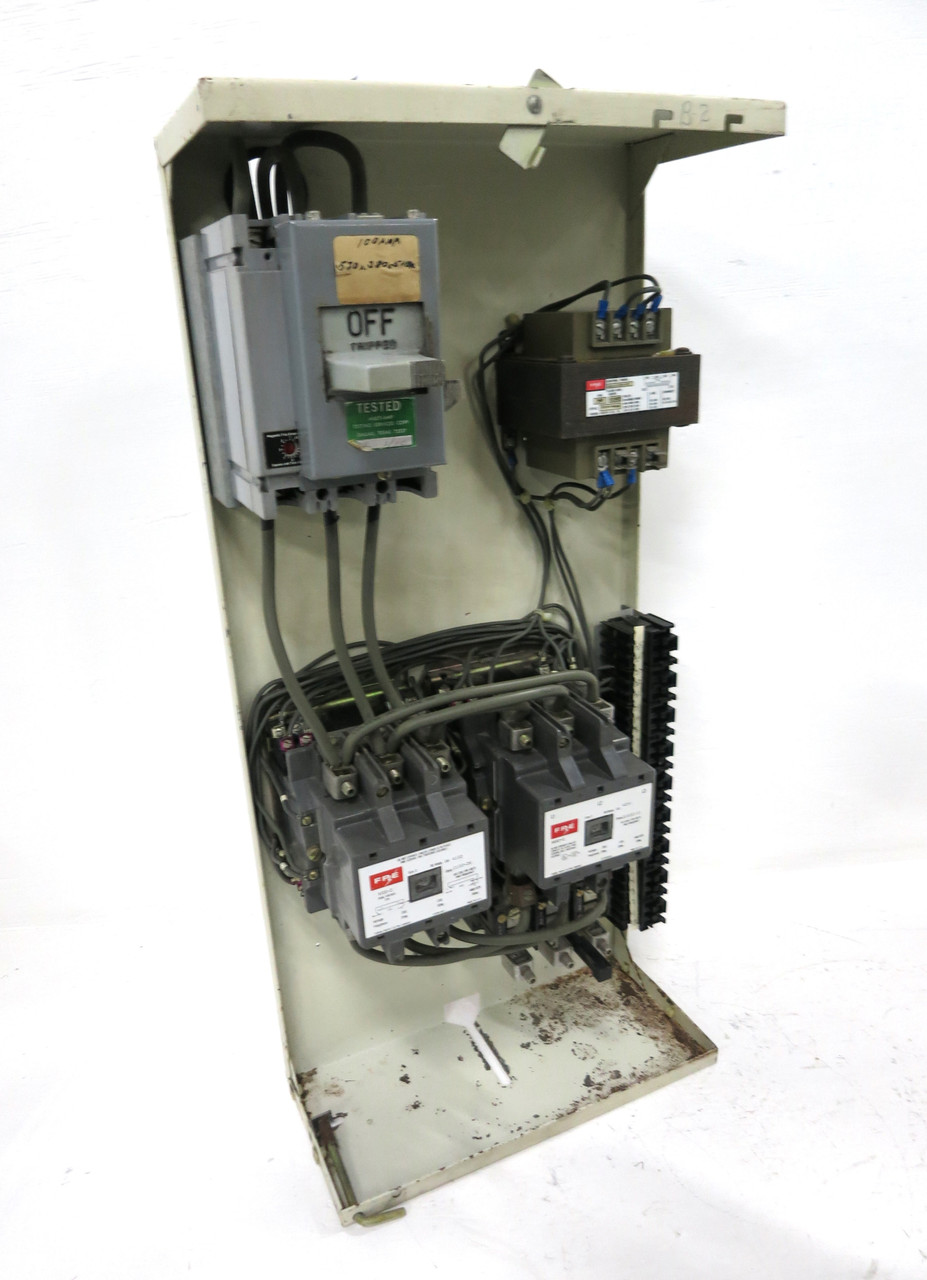 FPE 5320 Size 3 Reversing Starter 100A Breaker 30" MCC Bucket 100 Amp Sz3 5310 (DW3443-6)