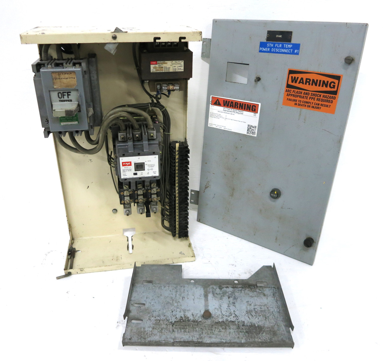 FPE 5320 Size 4 Starter 150A Breaker 24" MCC Bucket 150 Amp Motor Control 5310 (DW3445-8)