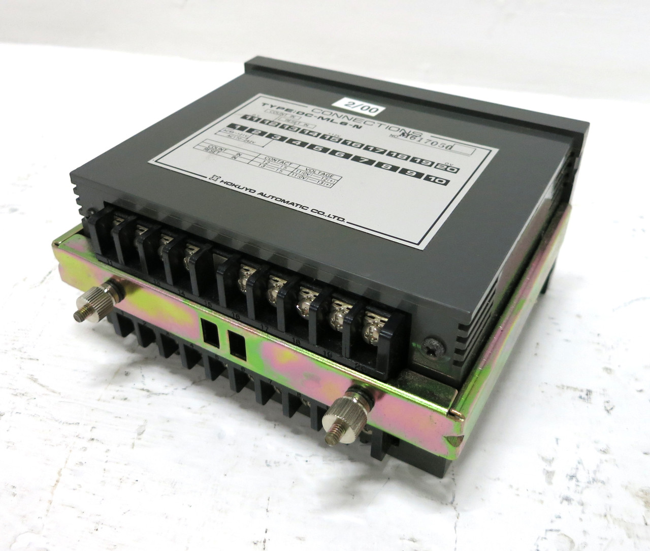 Hokuyo DC-ML6-N Digital Auto Counter DCML6N Display Readout (DW3469-1)