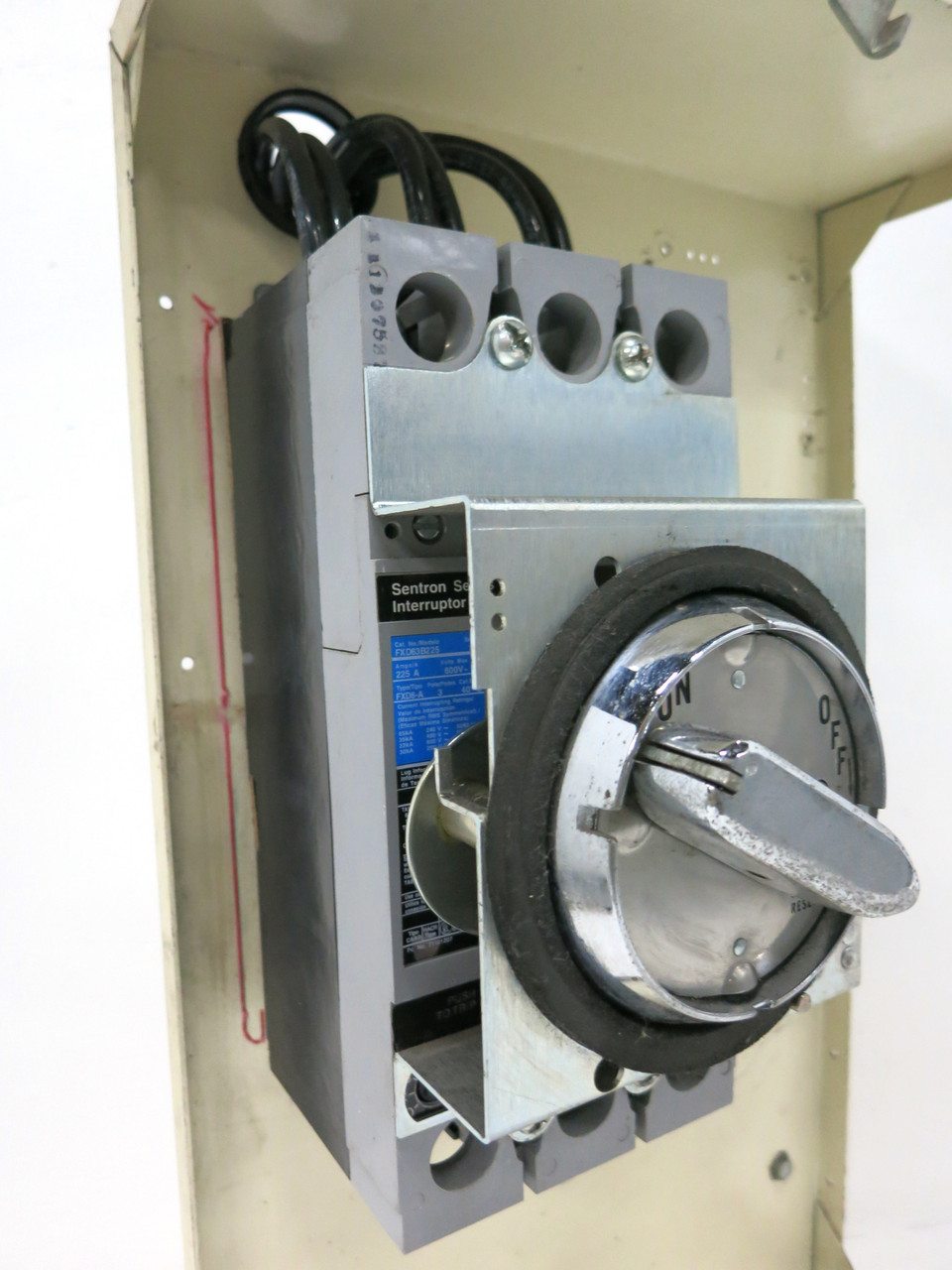 FPE 5320 225A Breaker 24" Feeder MCC Bucket 225 Amp Motor Control Unit 5310 (DW3480-1)