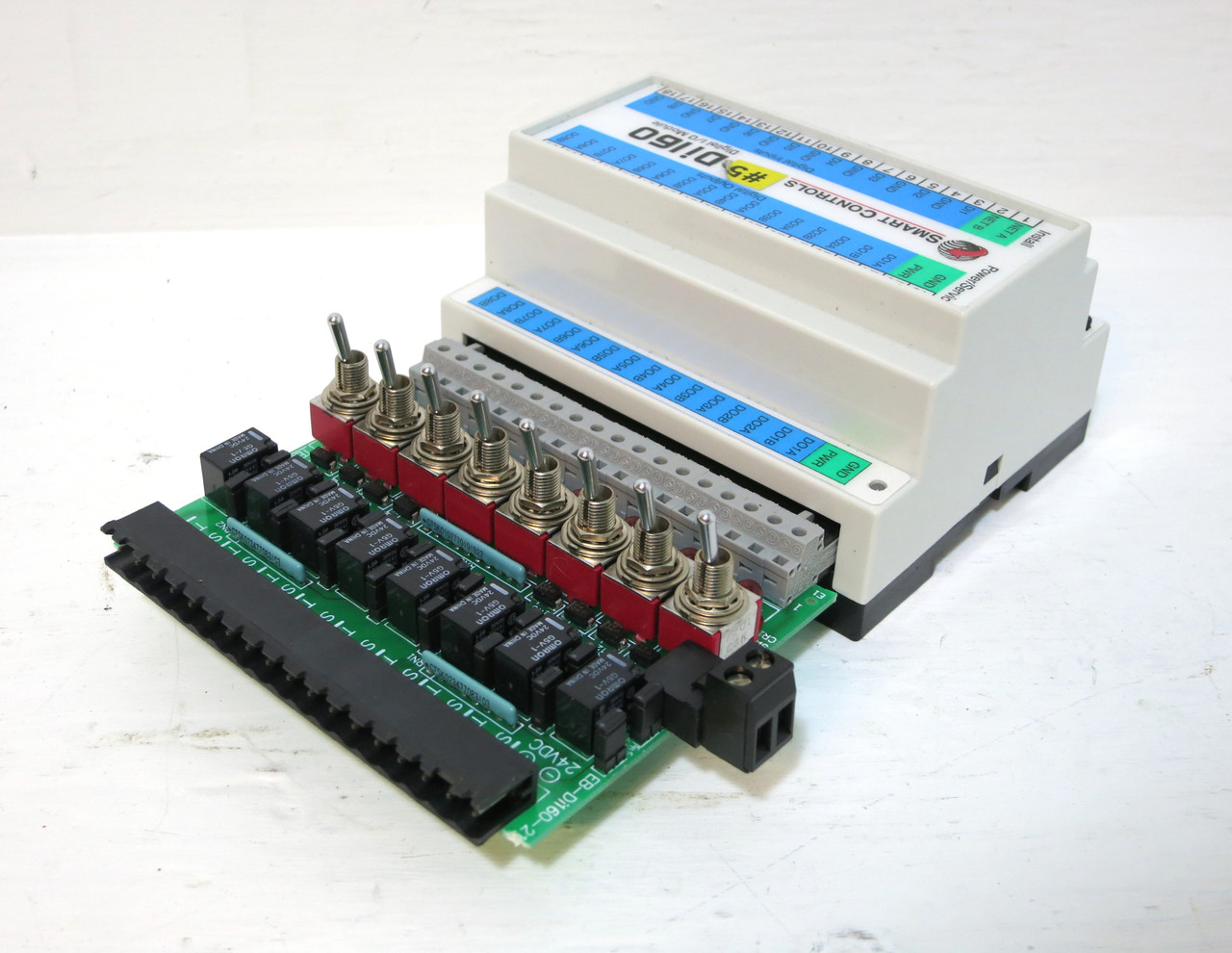 Smart Controls S-Di160-F + EB-Di160-21 Digital I/O Module PLC Board SDi160F (DW3489-1)