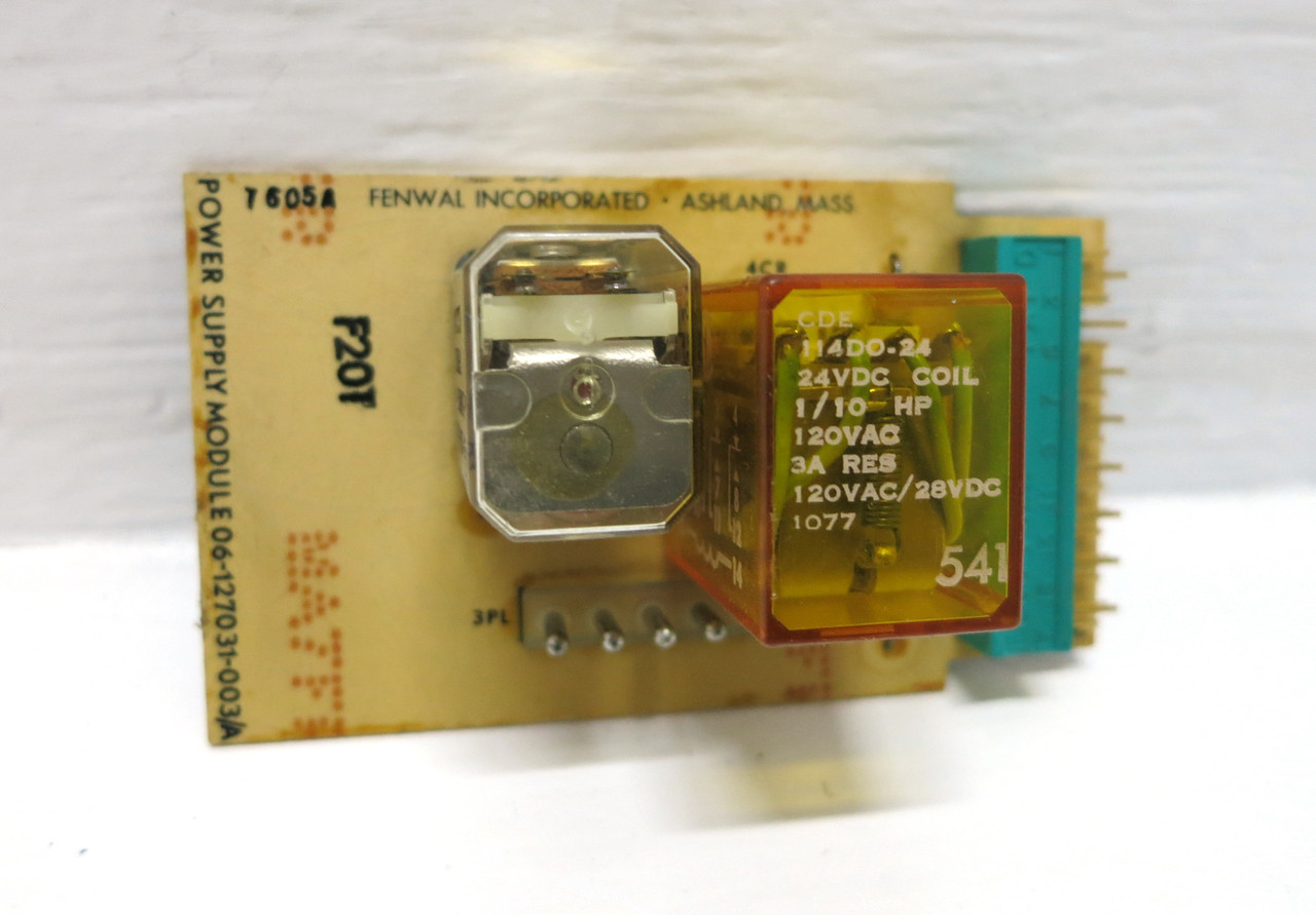 Fenwal 06-127031-003 Power Supply Module Card PLC Board 06127031003 (DW3504-15)
