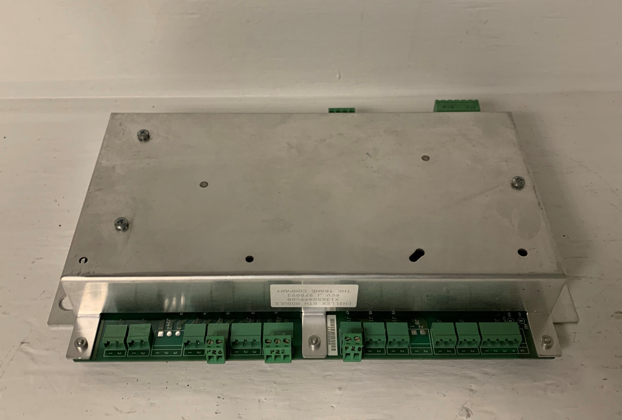 TRANE X13650499-08 Rev J Chiller RTH Module PLC 97D093 The Trane Company (GA0677-1)