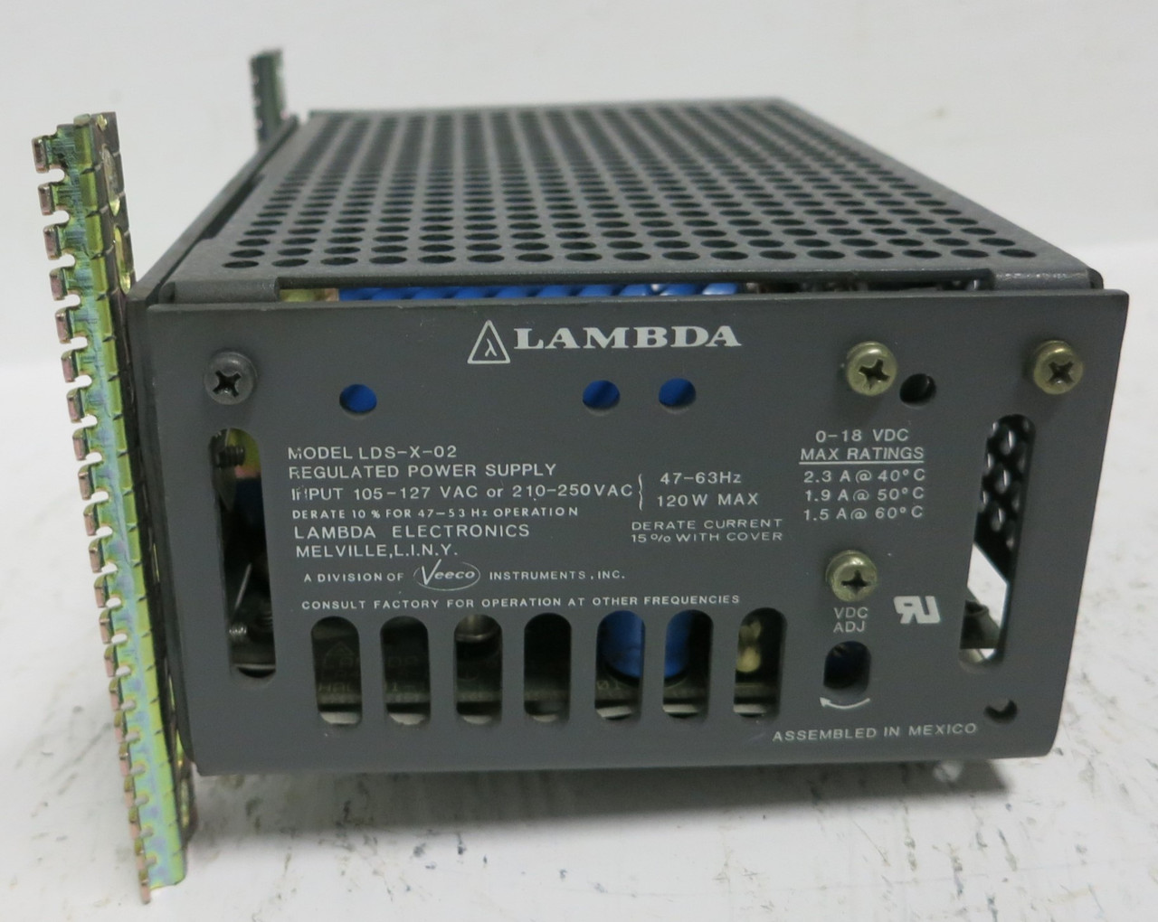LAMBDA LDS-X-02 Regulated Power Supply 210/250 Input 120W Output LDSX02 (GA0681-2)