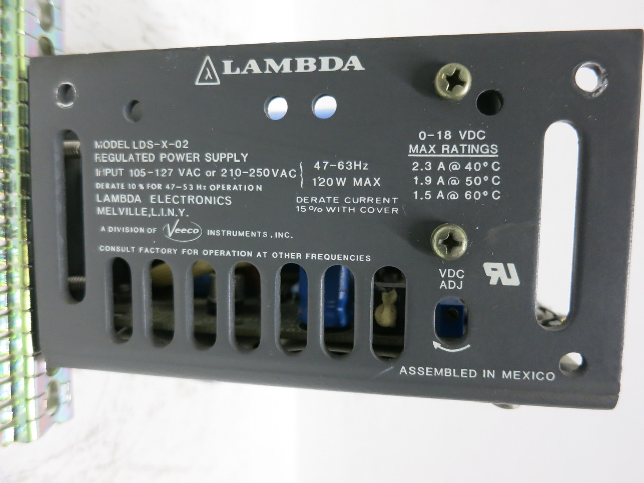 LAMBDA LDS-X-02 Regulated Power Supply 210/250 Input 120W Output LDSX02 (GA0681-2)