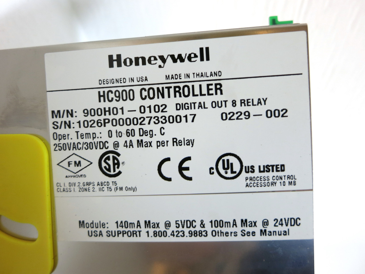 Honeywell 900H01-0102 HC900 Digital Output 8 Relay PLC Module DO 51500229-002 (DW3530-2)