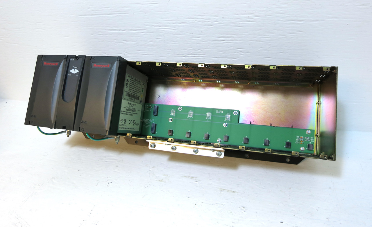 Honeywell 900R08R-0101 HC900 8-Slot Redundant Power Supply Extension Rack PLC (DW3527-2)