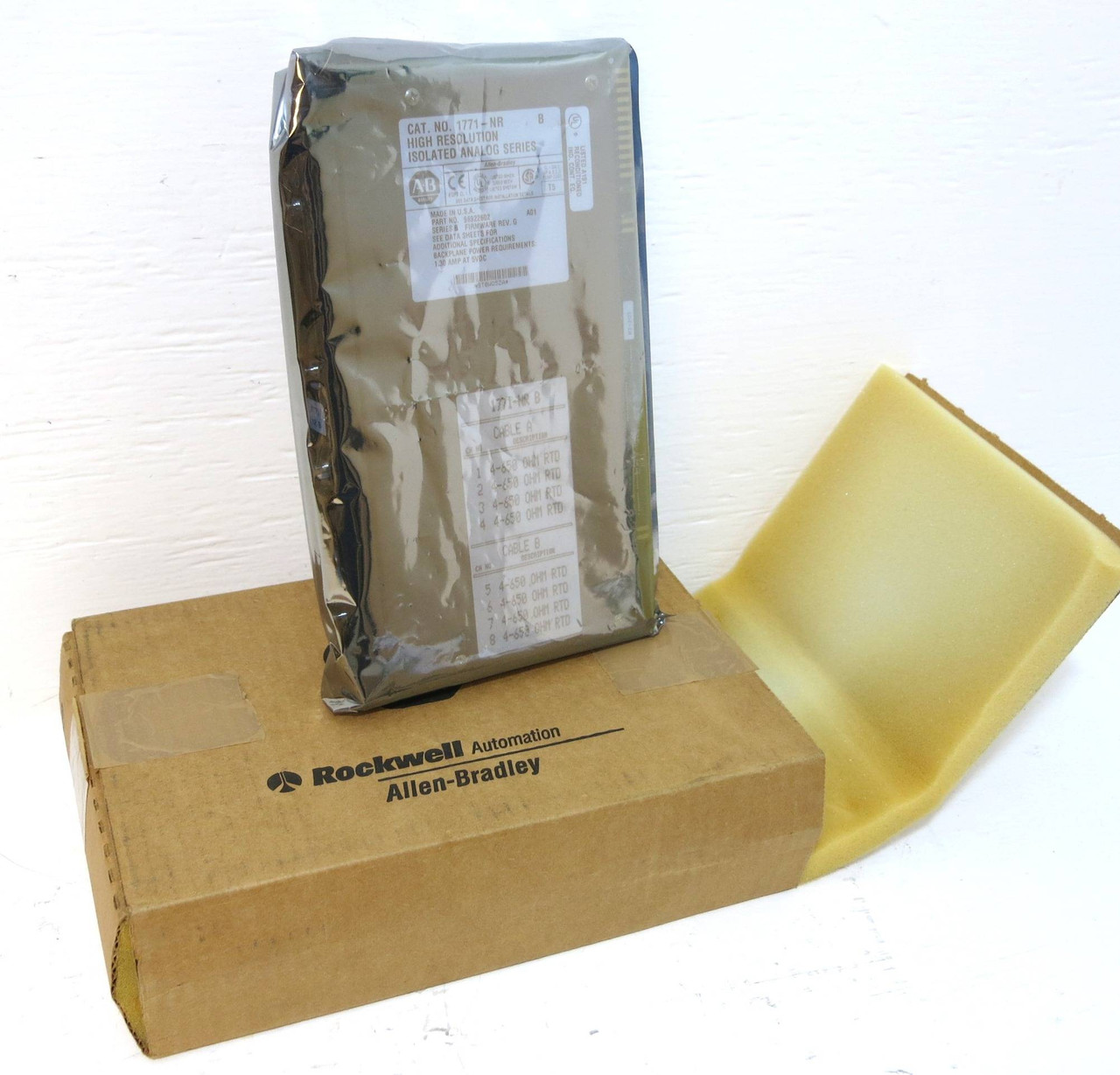 Allen Bradley 1771-NR Ser B Rev G High Resolution Isolated Analog PLC (Reman) (DW2632-1)