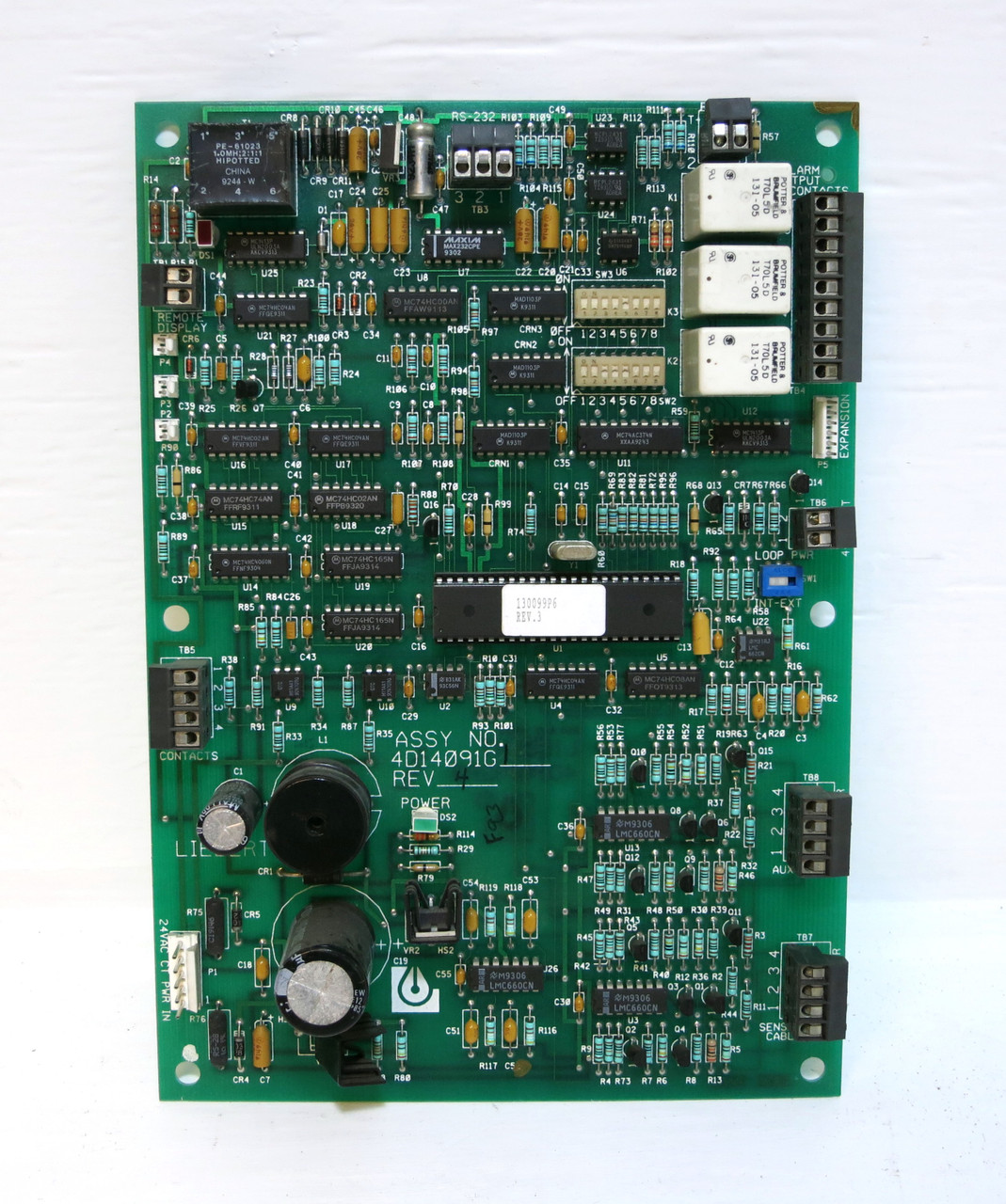 Image of Liebert 4D14091G1 Rev 4 Control Circuit Board PLC 4D14091G-1 PCB 4D14092P3