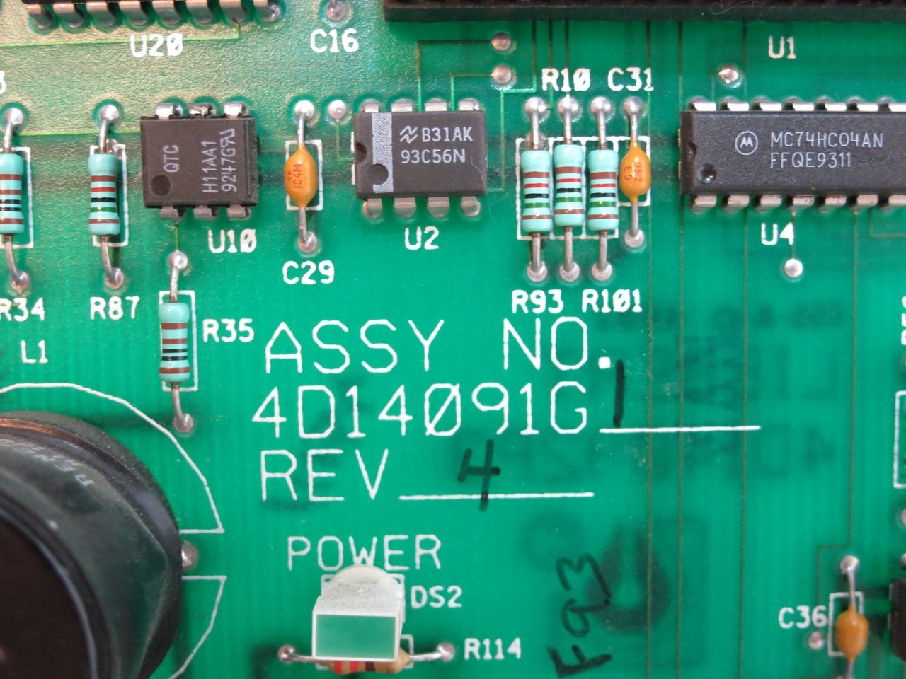 Liebert 4D14091G1 Rev 4 Control Circuit Board PLC 4D14091G-1 PCB 4D14092P3 (DW3544-1)