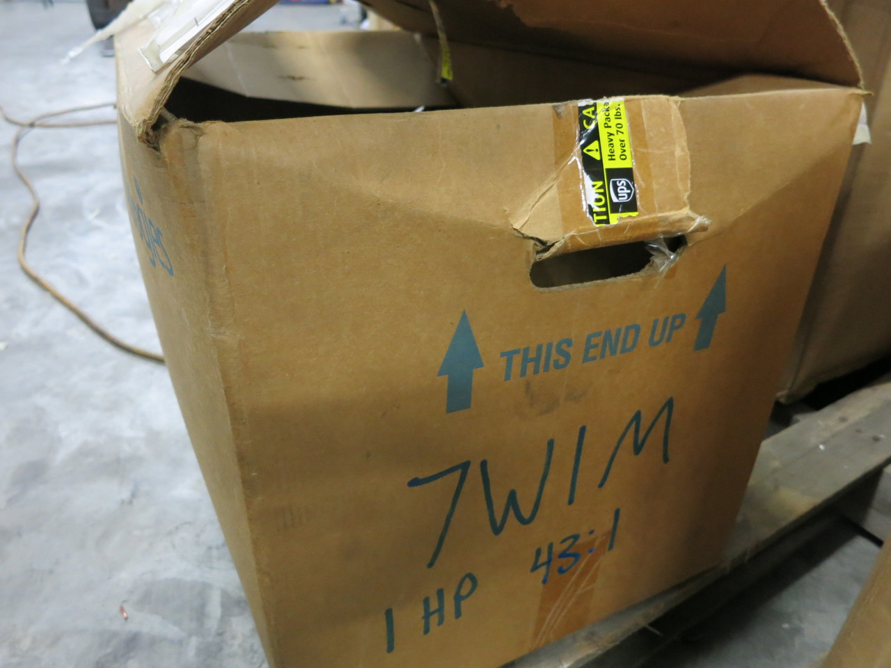 Sumitomo Drive CNHMS1-6125YC-B-43 Output 40.7 43 Ratio Gear Drive 1HP 1750 RPM (GA0700-1)