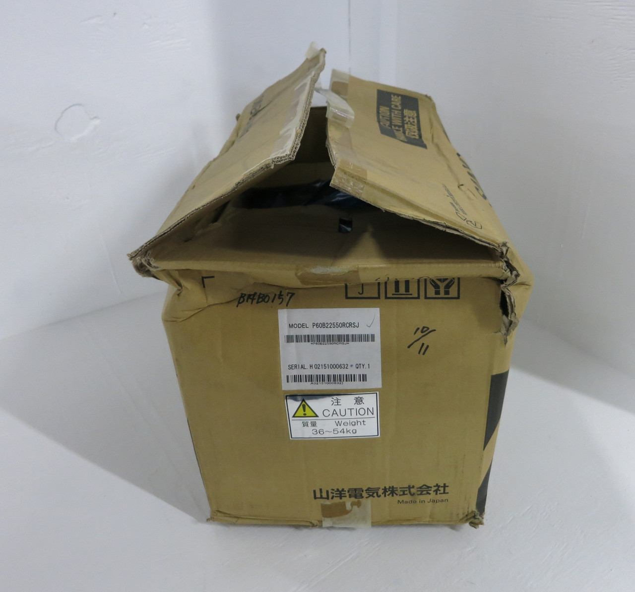 Image of NEW Sanyo Denki P60B22550RCRSJ Nachi AC Servo Motor 5.5 kW 1700-RPM NIB
