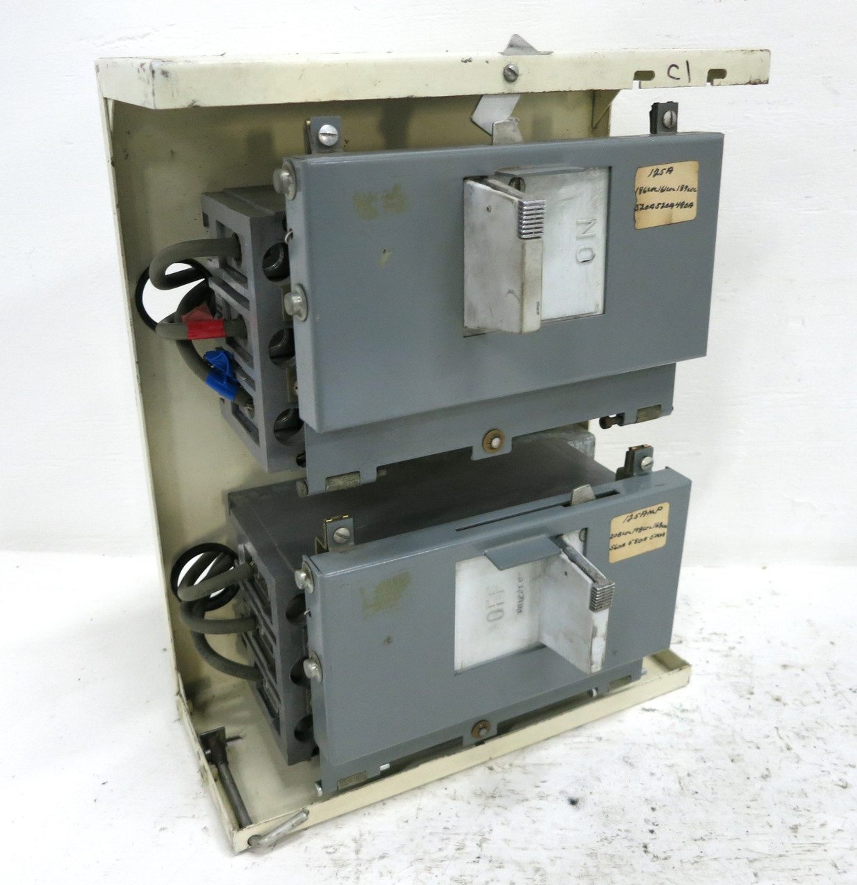 FPE 5320 225A Breaker Dual Feeder 18" MCC Bucket 225 Amp Motor Control 5310 (DW3588-1)