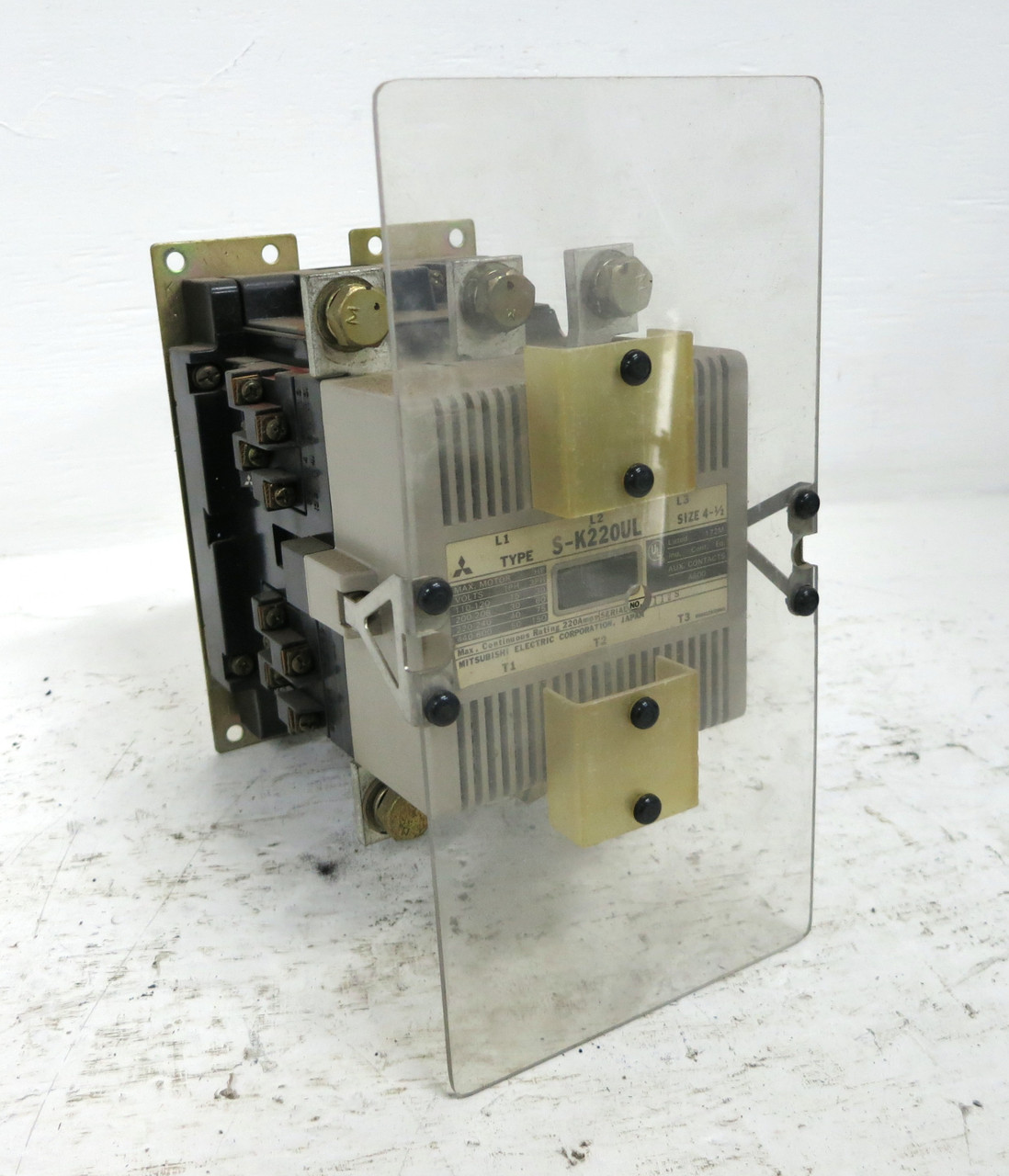 Image of Mitsubishi S-K300UL Contactor Size 5 200HP 120V Coil 300A SK300UL S-K300 sz5