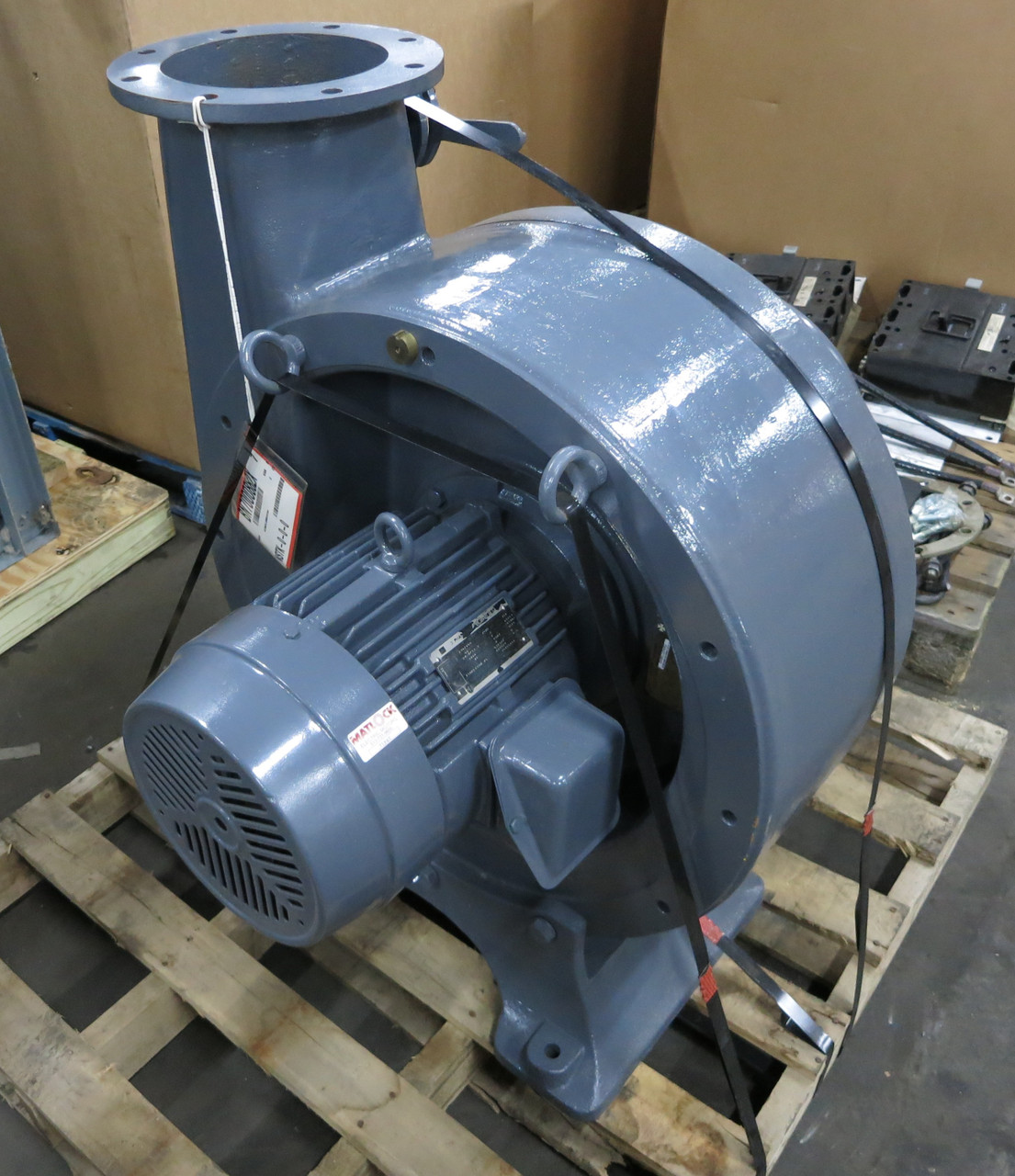 Chugai 2HTB-6C2-60H4(T) Diamond Turbo-Blower 10HP Motor 3PH 847 CFM 3500 RPM (DW3605-1)