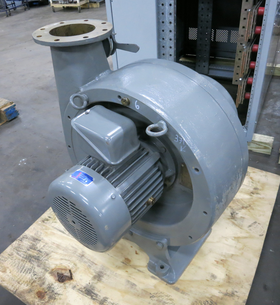 Chugai 2HTB-5C2-60M4(T) Diamond Turbo-Blower 7.5HP Motor 3PH 883 CFM 3500 RPM (DW3604-2)