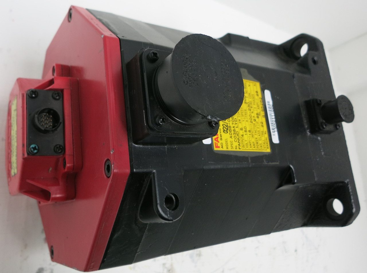 Fanuc a 22/4000iS A06B-0265-B605 3000 RPM AC Servo Motor Pulsecoder a64iA (GA0719-1)