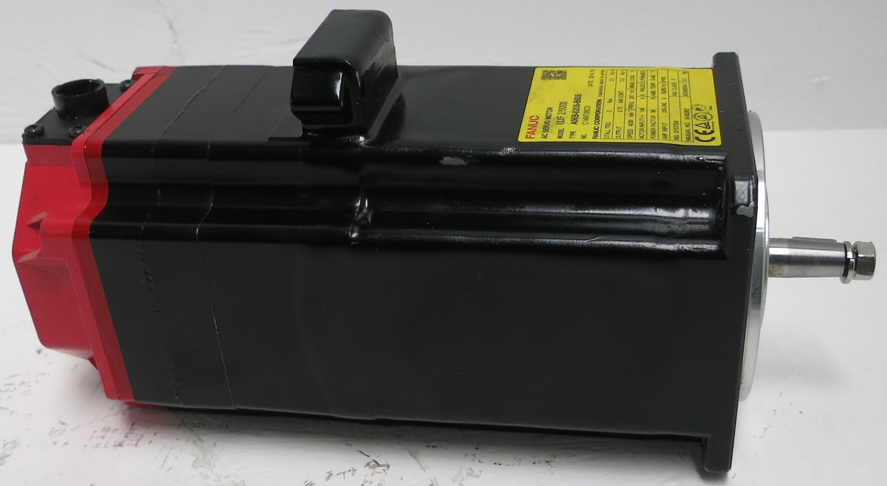Fanuc aiF 2/5000 i A06B-0205-B605 4000 RPM AC Servo Motor Pulsecoder aiAR128 (GA0718-21)