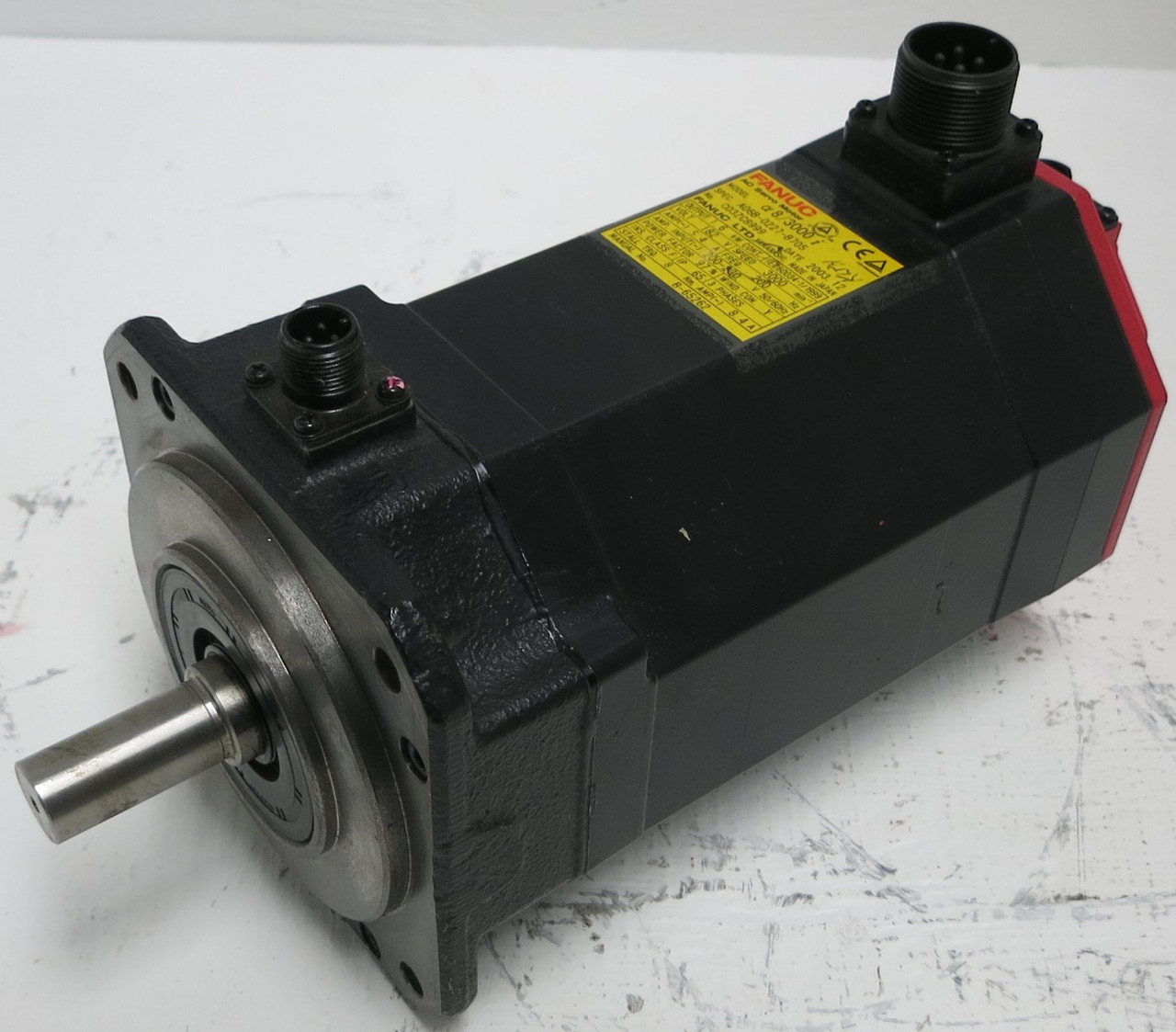 Image of Fanuc a 8/3000i A06B-0227-B705 3000 RPM AC Servo Motor Pulsecoder a64iA