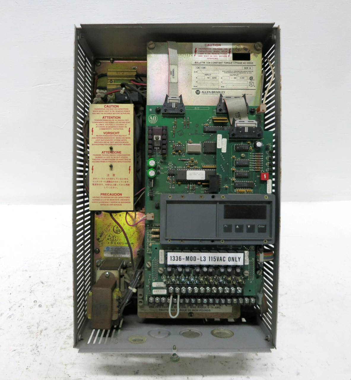 Allen Bradley 1336-B010-EAD-S1 10HP AC VS Drive 10HP 13.5kVA 460V 17A 1336B010 (DW3614-4)