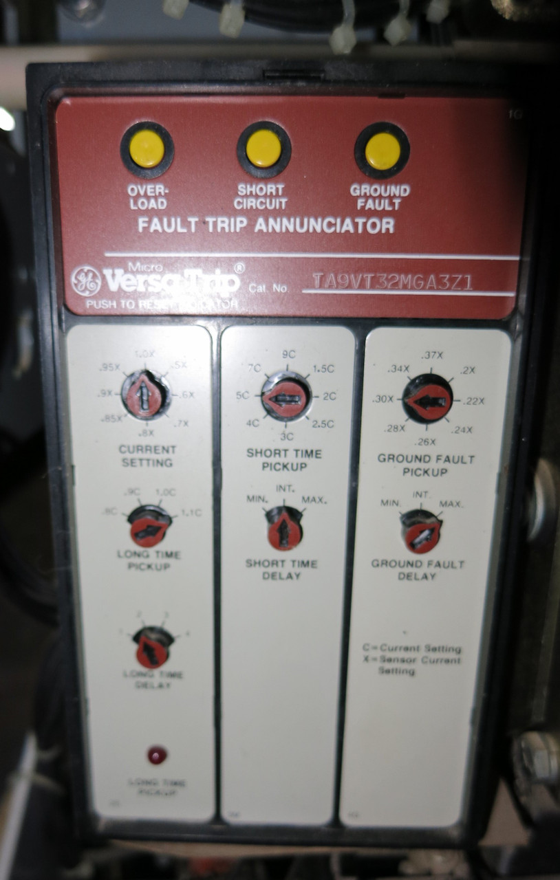 GE AKR-6D-75 3200 Amp Breaker w LSG MicroVersaTrip TA9VT32MGA3Z1 3200A EO General (GA0721-1)