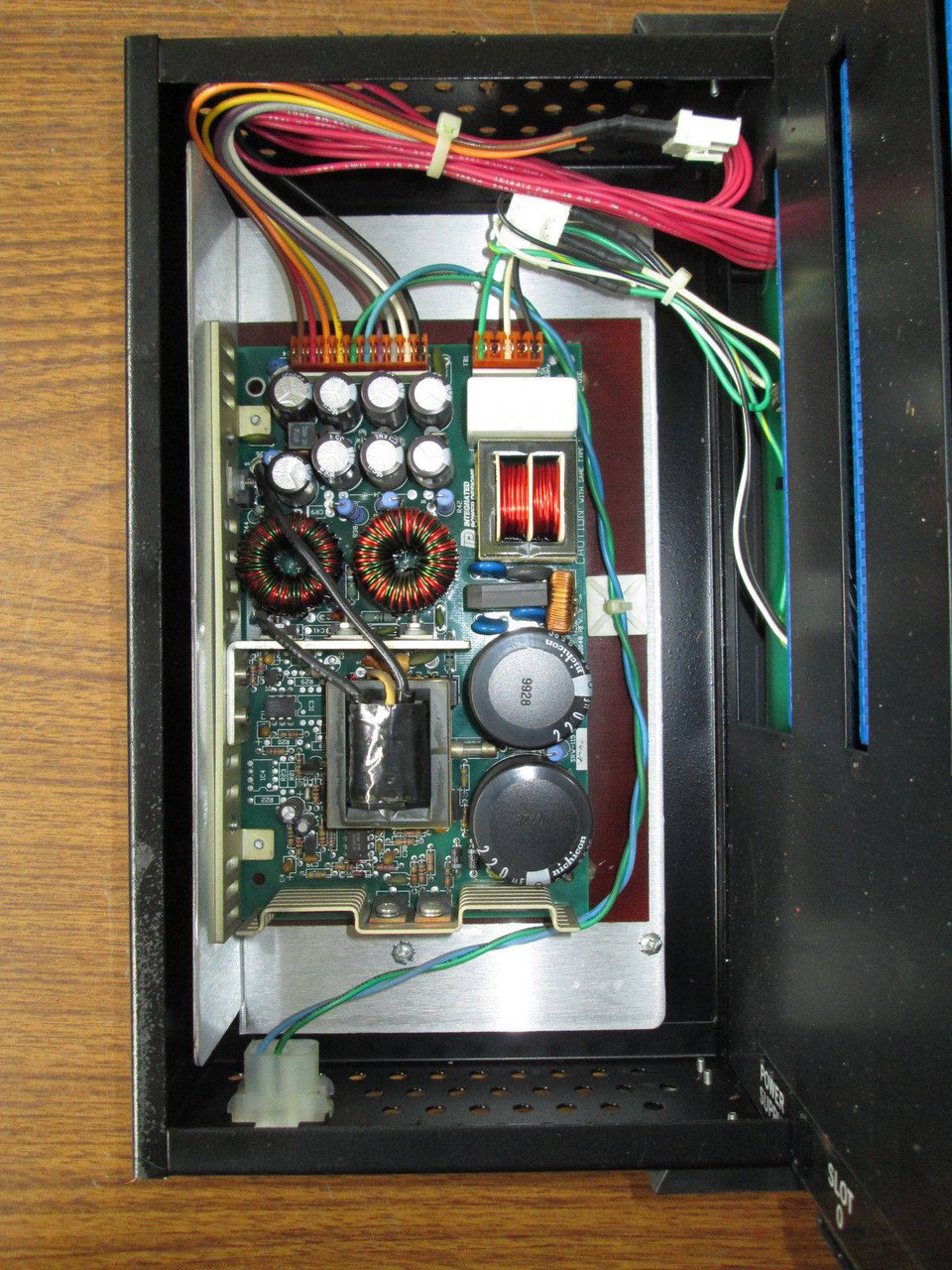 WTC Robotron 7 slot Backplane Rack 419-0-0447-01 Power Supply 503-3-032427 (EBI5338-7)