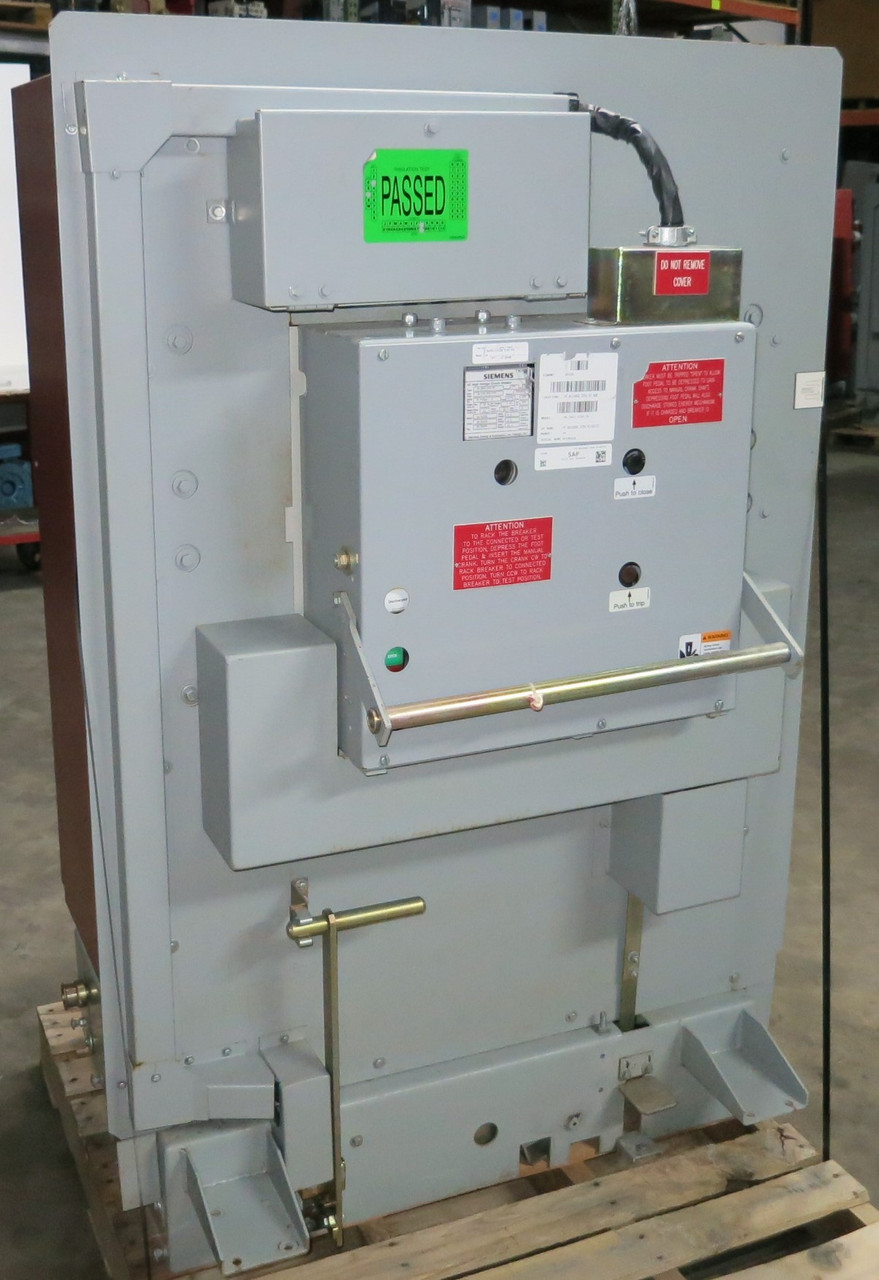 Siemens 1200A 38kV 38-3AFS-1500-56 56VDC AC High Voltage Vacuum Circuit Breaker (GA0730-2)