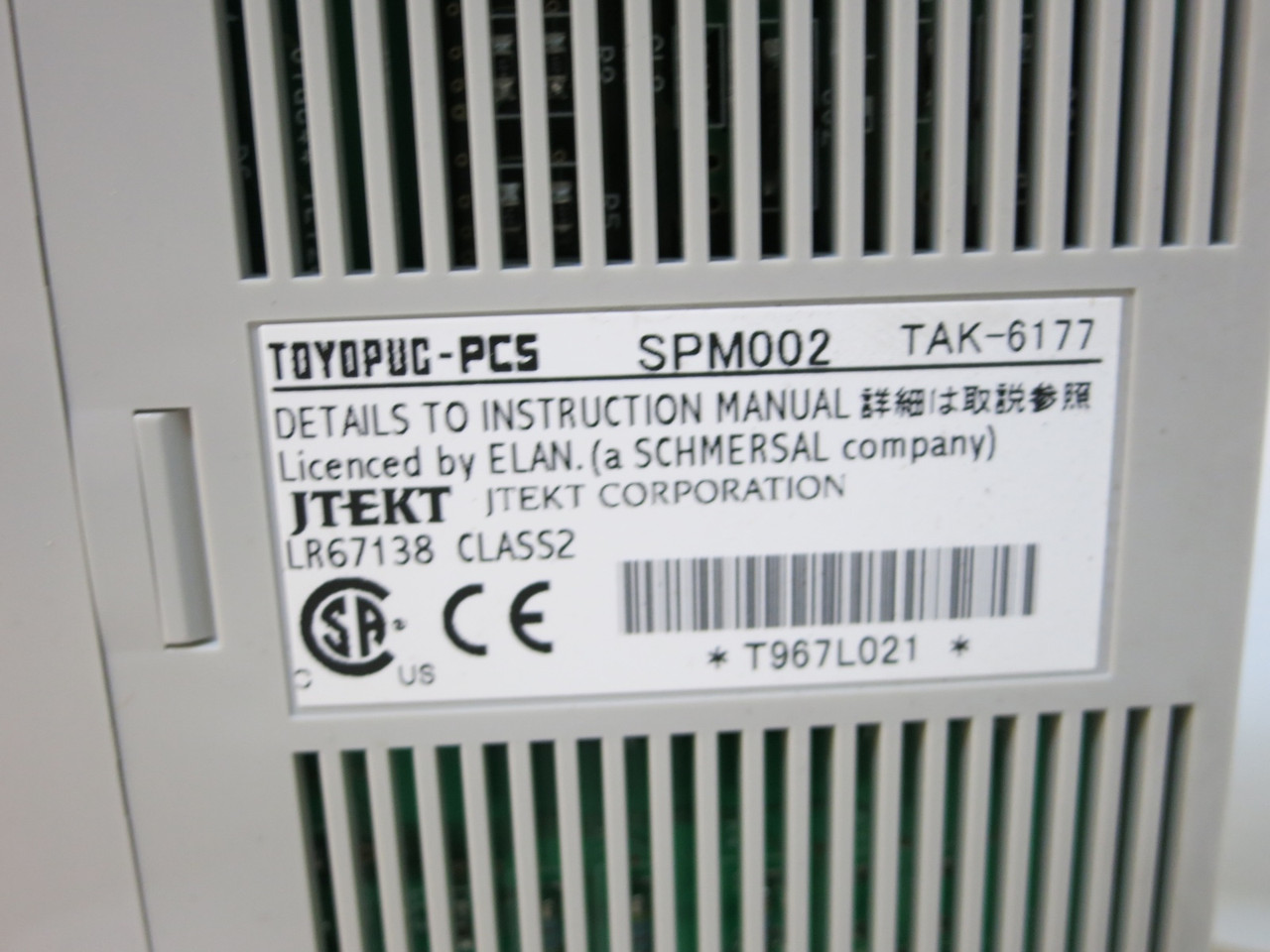 NEW Toyoda Toyopuc-PCS TAK-6177 SPM002 Photo Coupler PLC Unit JTEKT TAK6177 (DW3657-2)