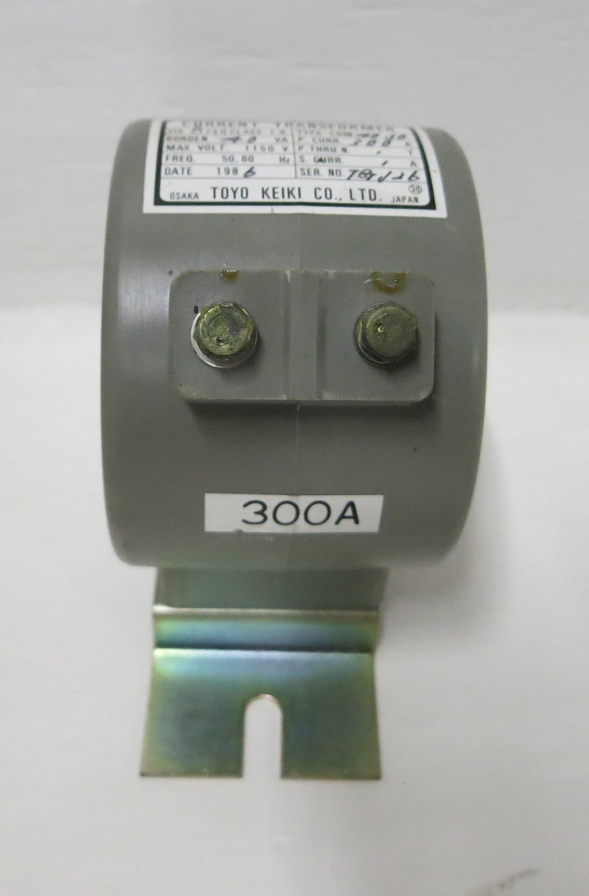 Toyo Keiki Current Transformer JISC1731 300A Class 1.0 1150V Ratio 40:30A 40VA CT (GA0754-36)