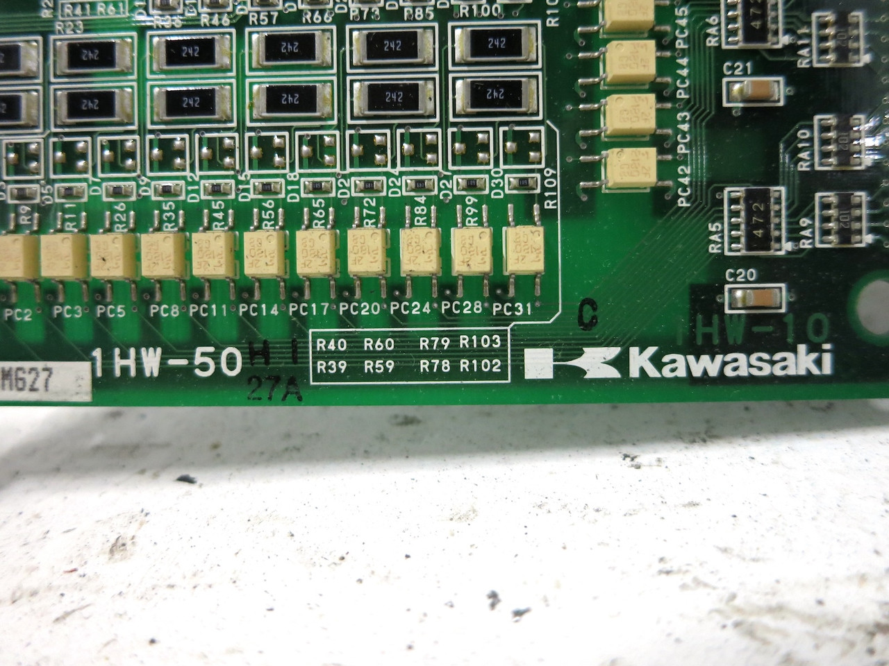 Kawasaki 50999-2146R10 1HW-50 Servo Amplifier Robotic Drive Unit Control Board (DW3680-10)
