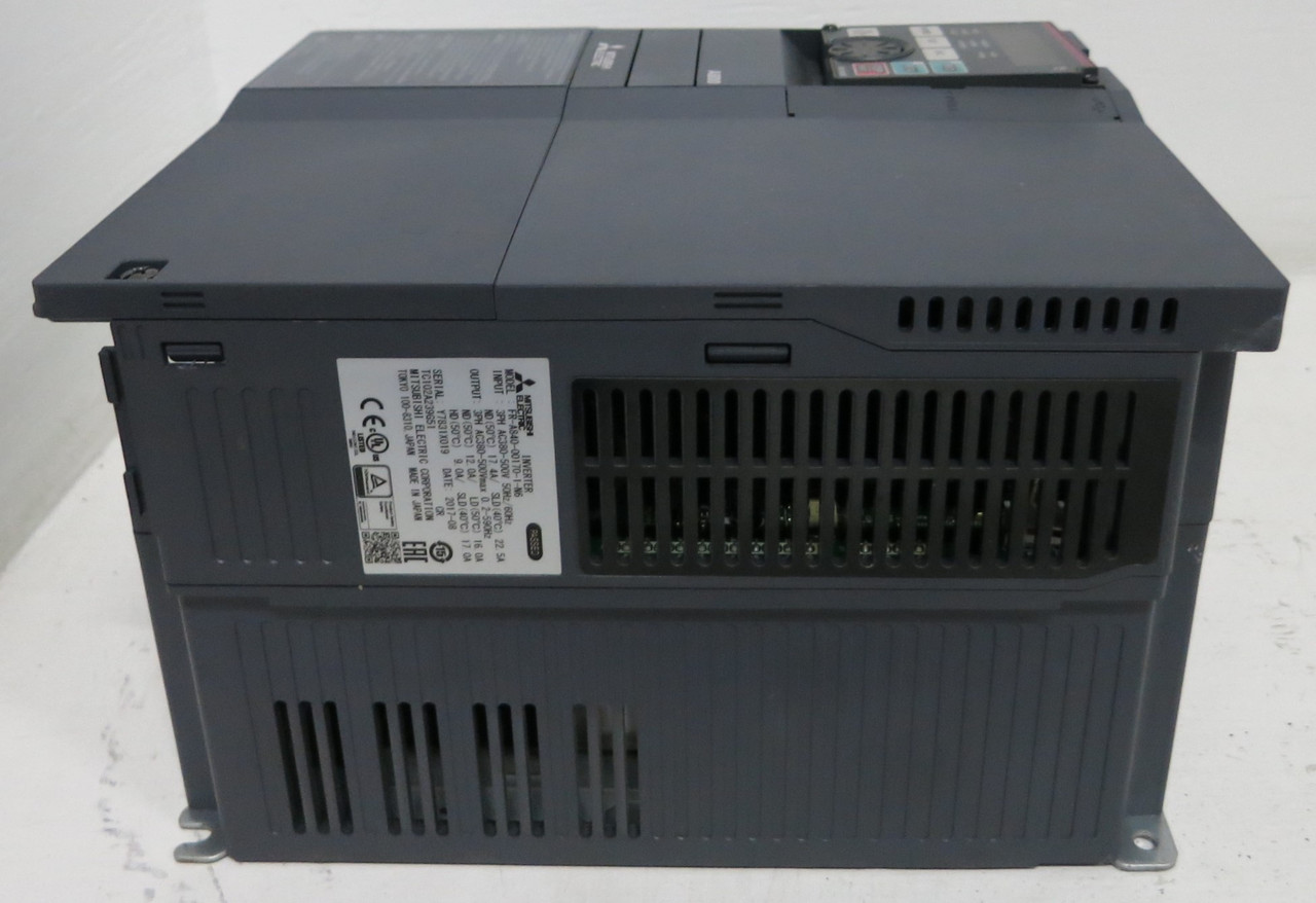Mitsubishi FR-A840-00170-1-N6 Inverter Drive 7.5 HP A800 480V 3PH 22.5A 7.5HP (GA0767-1)