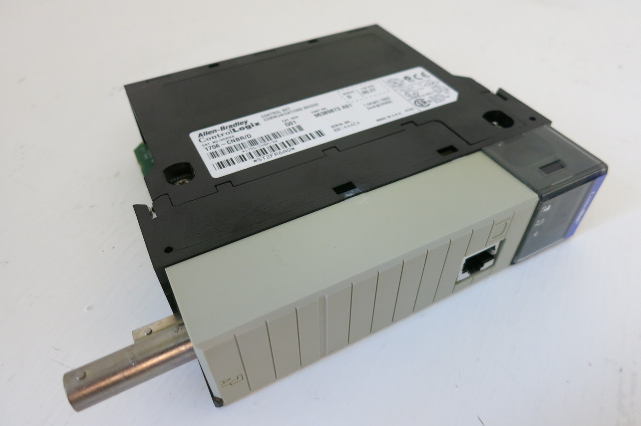 Allen Bradley 1756-CNBR Ser D Rev G01 FW 5.27 Control Net Communications Bridge (PM3158-13)