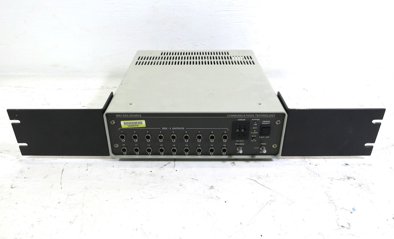 Communications Technology 4663-2 DS3 18 Output Source Signal DSX-3 DS-3 DSX3 (DW3750-2)