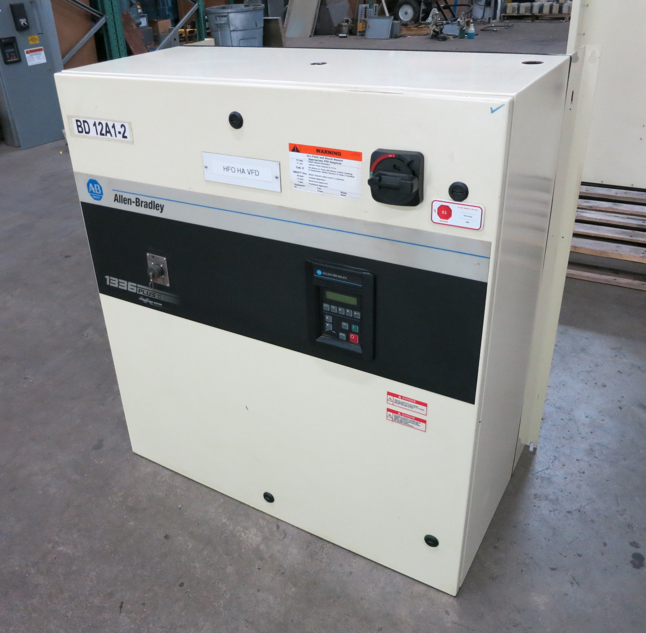 Allen Bradley 1336F-BRF200-AX-EN-L6 20 HP 1336 Plus II Enclosed AC VS Drive 480V (DW3753-1)