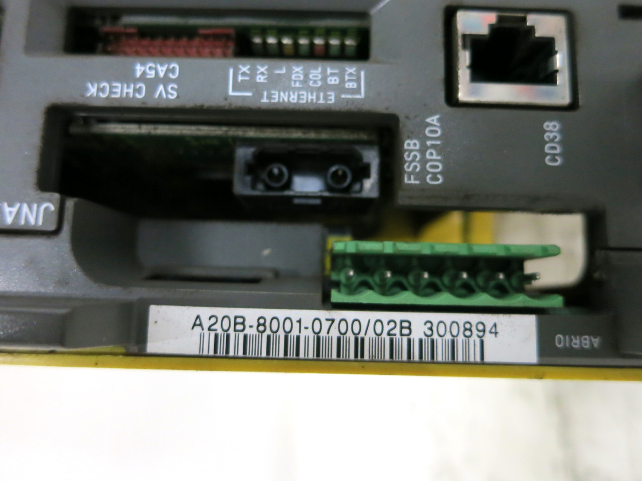 Fanuc A16B-3200-0412 + A16B-2203-0370 Robot Control CPU Board Power Supply PLC (DW3799-3)