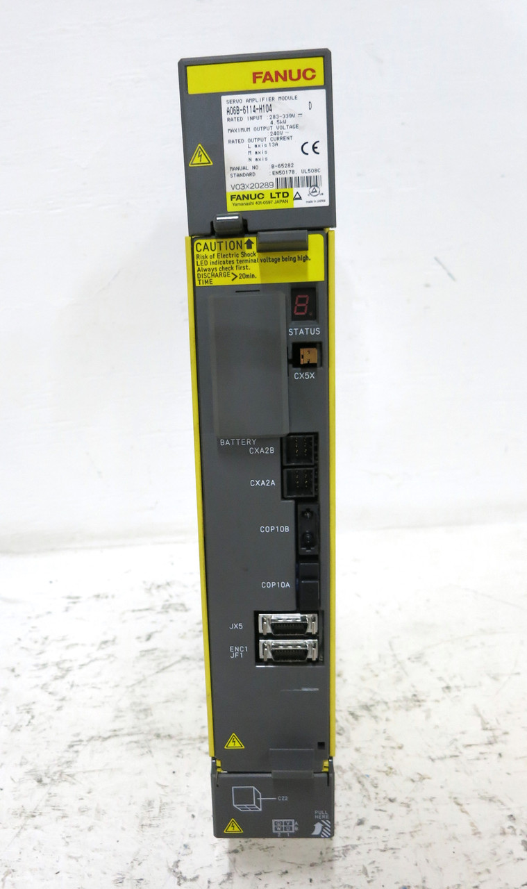 GE Fanuc A06B-6114-H104 Servo Amplifier Module PLC Robot Control R-J3iB (DW3800-5)