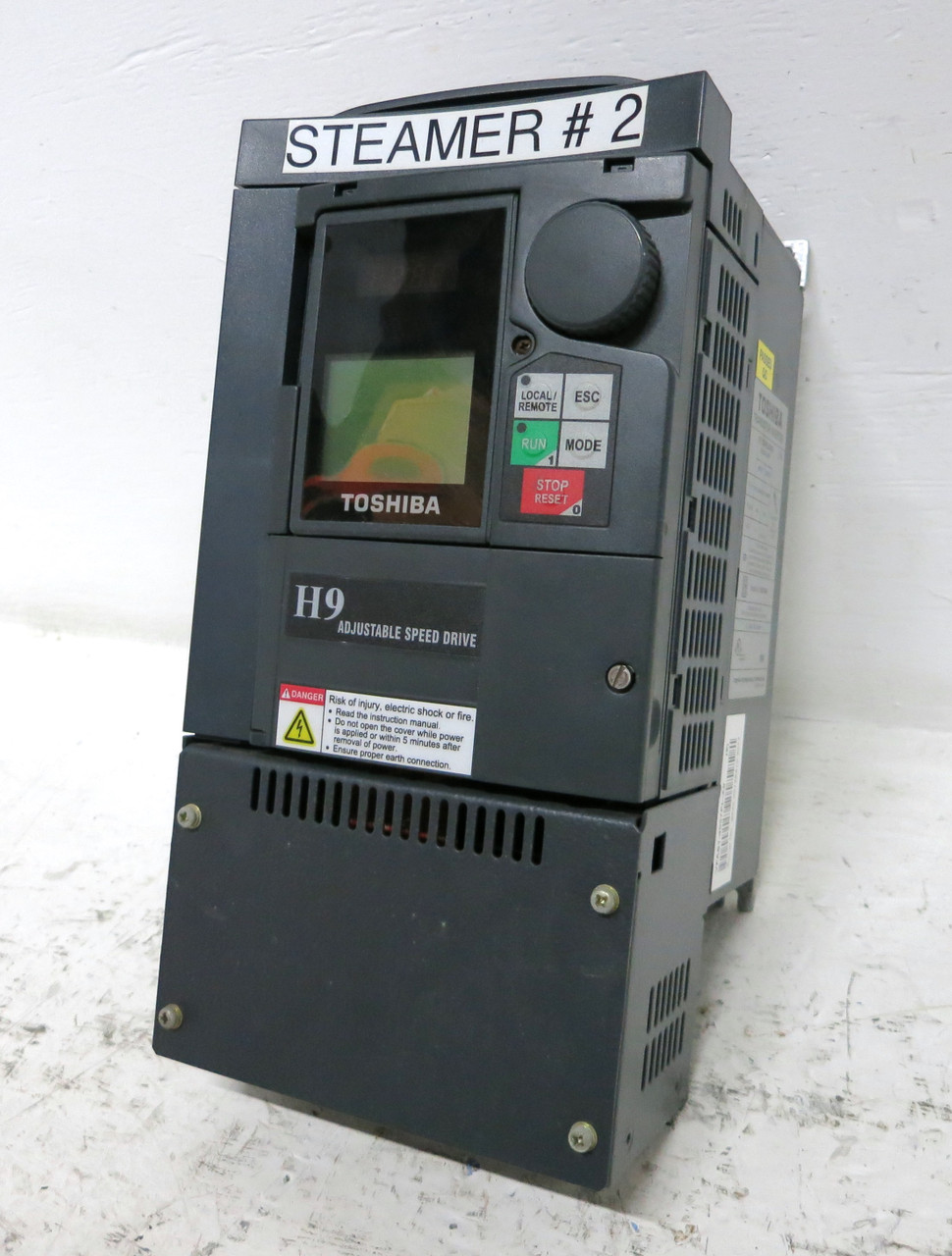 Toshiba VT130H9U4080 7.5 HP VT 130 H9 Transistor Inverter AC VS Drive 7.5HP 480 (DW3824-2)